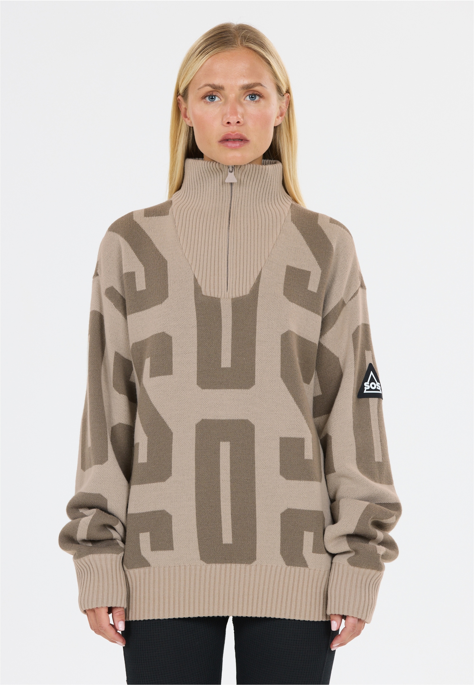 SOS Strickpullover "Verbier", mit praktischer Reißverschlussleiste günstig online kaufen