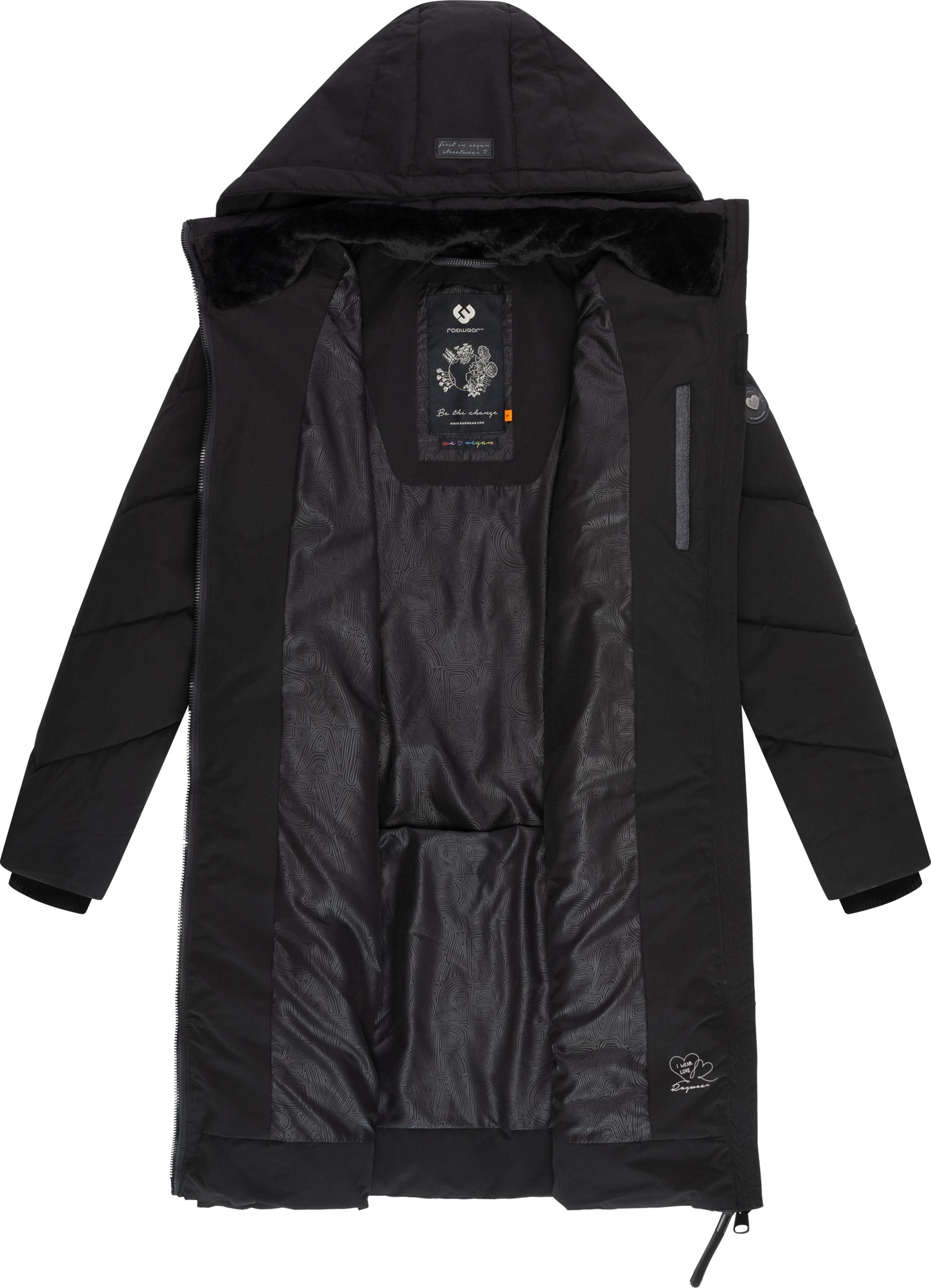 Ragwear Wintermantel »Rebelka«, wasserdichter Winterparka mit abnehmbarer Kapuze