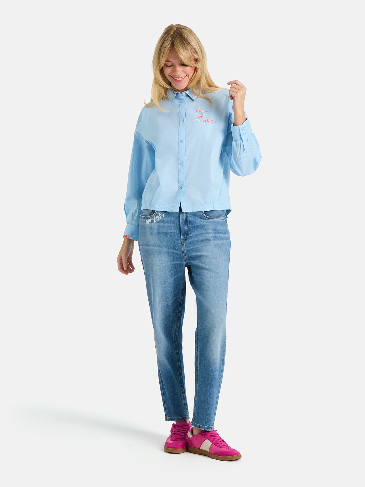 Lieblingsstück Klassische Bluse »RobyL« aus 100% Baumwolle