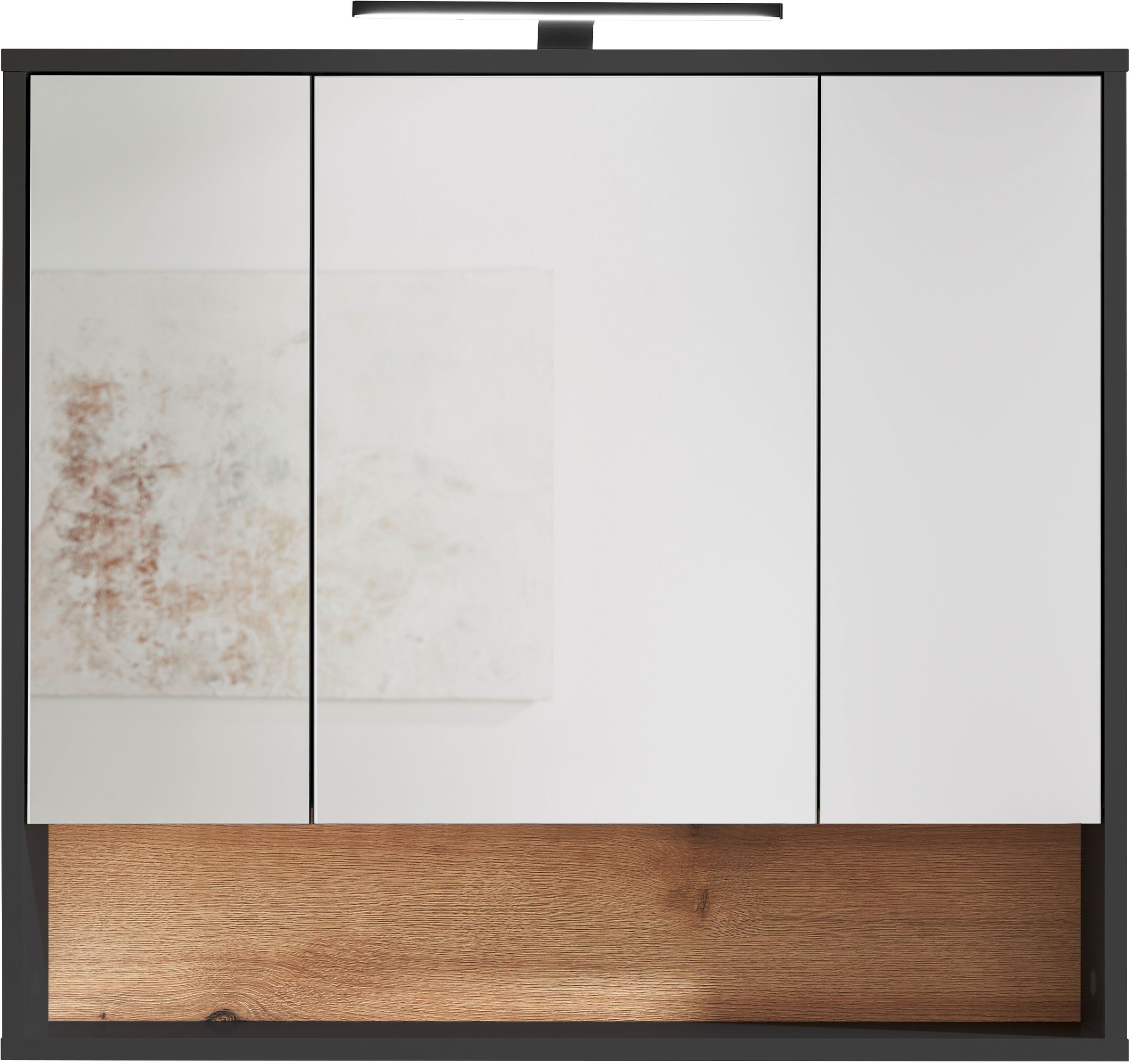 Thumbnail - BASIC by Balculina Spiegelschrank "Liguria B/H/T 80x72x21 cm" 1 Stk. tlg. Breite 80cm, Beleuchtung, FSC-Mix 70%