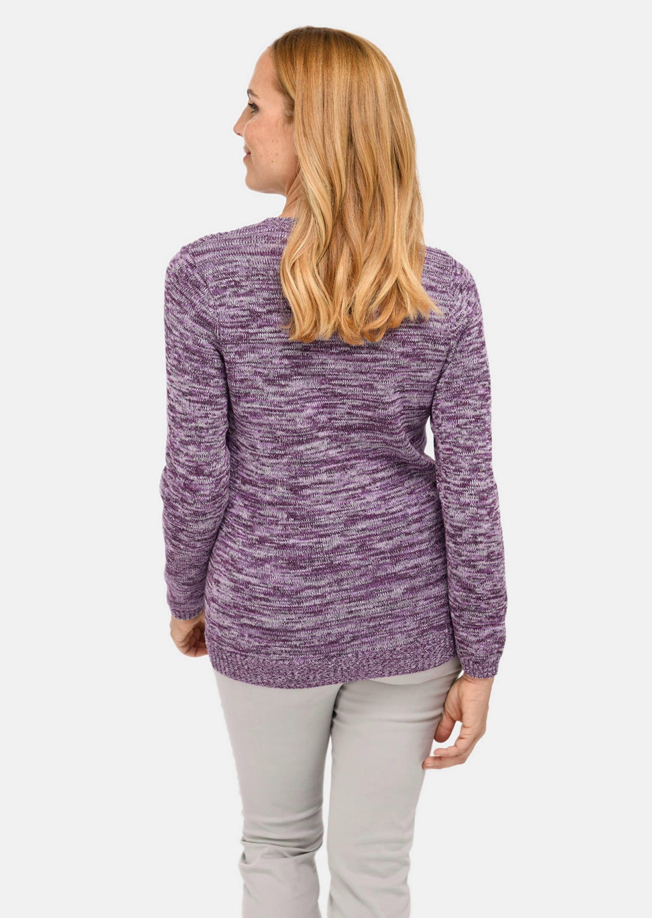 GOLDNER Strickpullover »Pullover Pullover mit Glanzgarn«