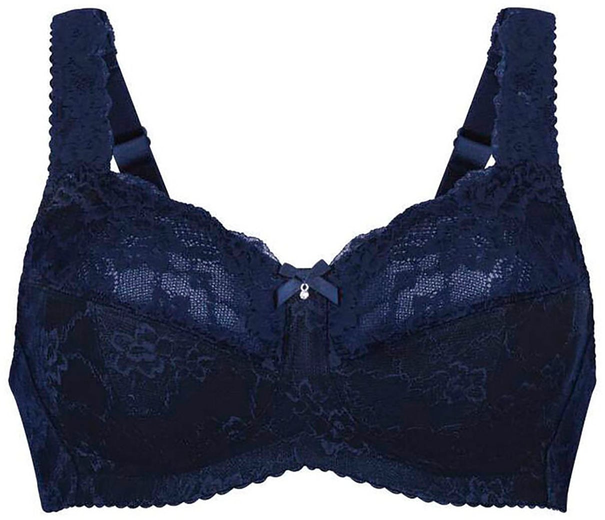 Rosa Faia Bügelloser BH »Bobette« ohne Bügel, mit Spitze, 3-geteilten Cups, Komfortträger, feminin