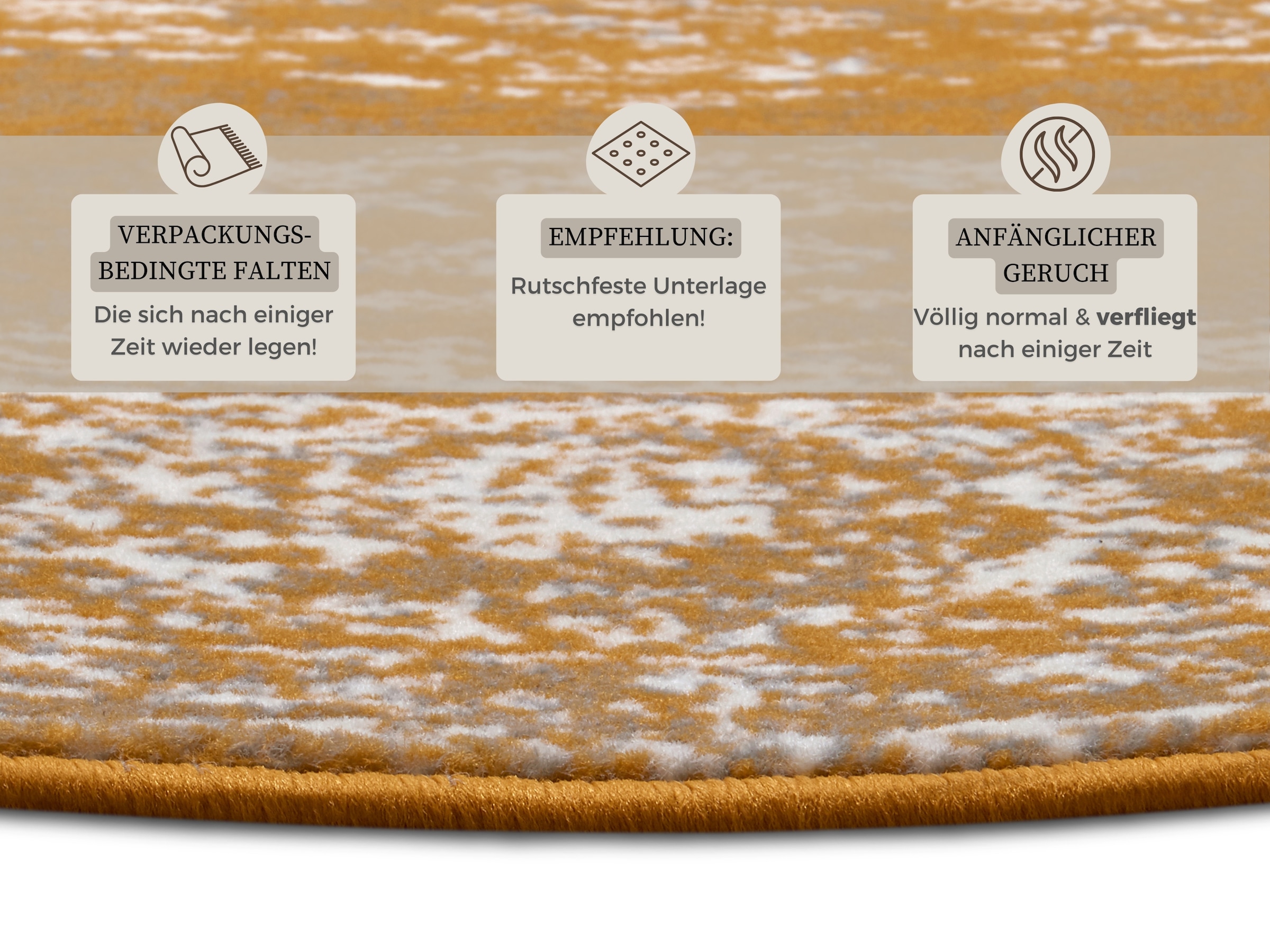 HANSE Home Teppich »Meridional«, rund, 9 mm Höhe, Orientalisch, Orient, Kurzflor, Wohnzimmer, Schlafzimmer, Vintage