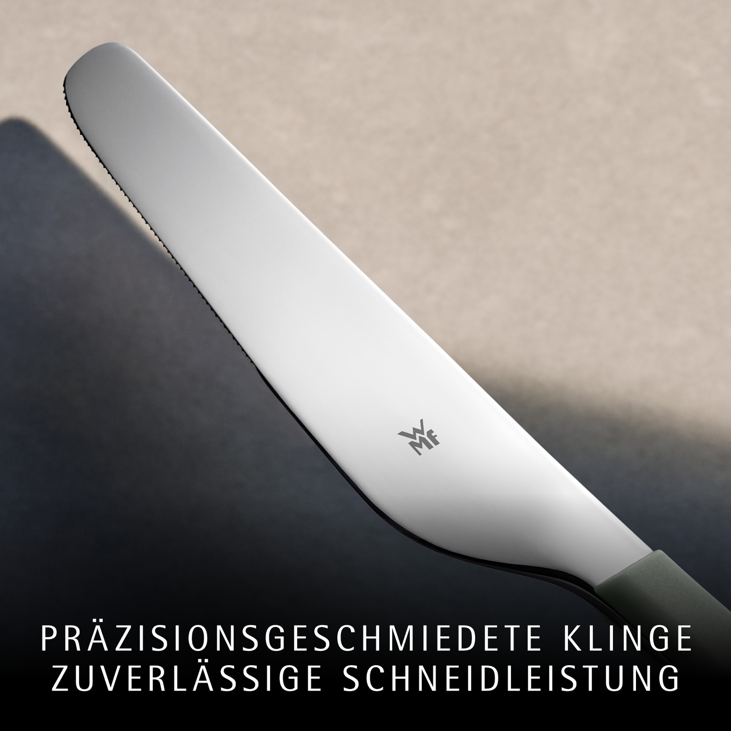 WMF Besteck-Set »Emotion« hochwertiger Cromargan Edelstahl, 6 Personen, robuste Kunststoffgriffe