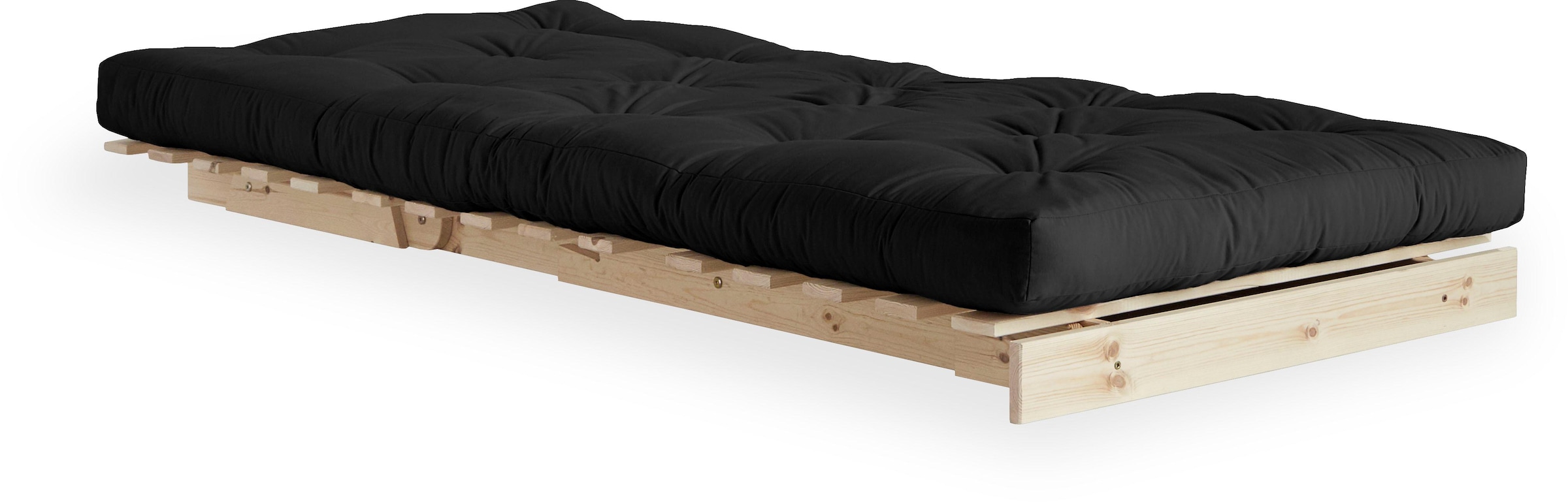 Karup Design Daybett »Daybett Roots Schlafsofa – Gästebett & Sofa aus FSC®-Kiefer«, Inkl. Futonmatratze, in mehreren Größen & Farben erhältlich