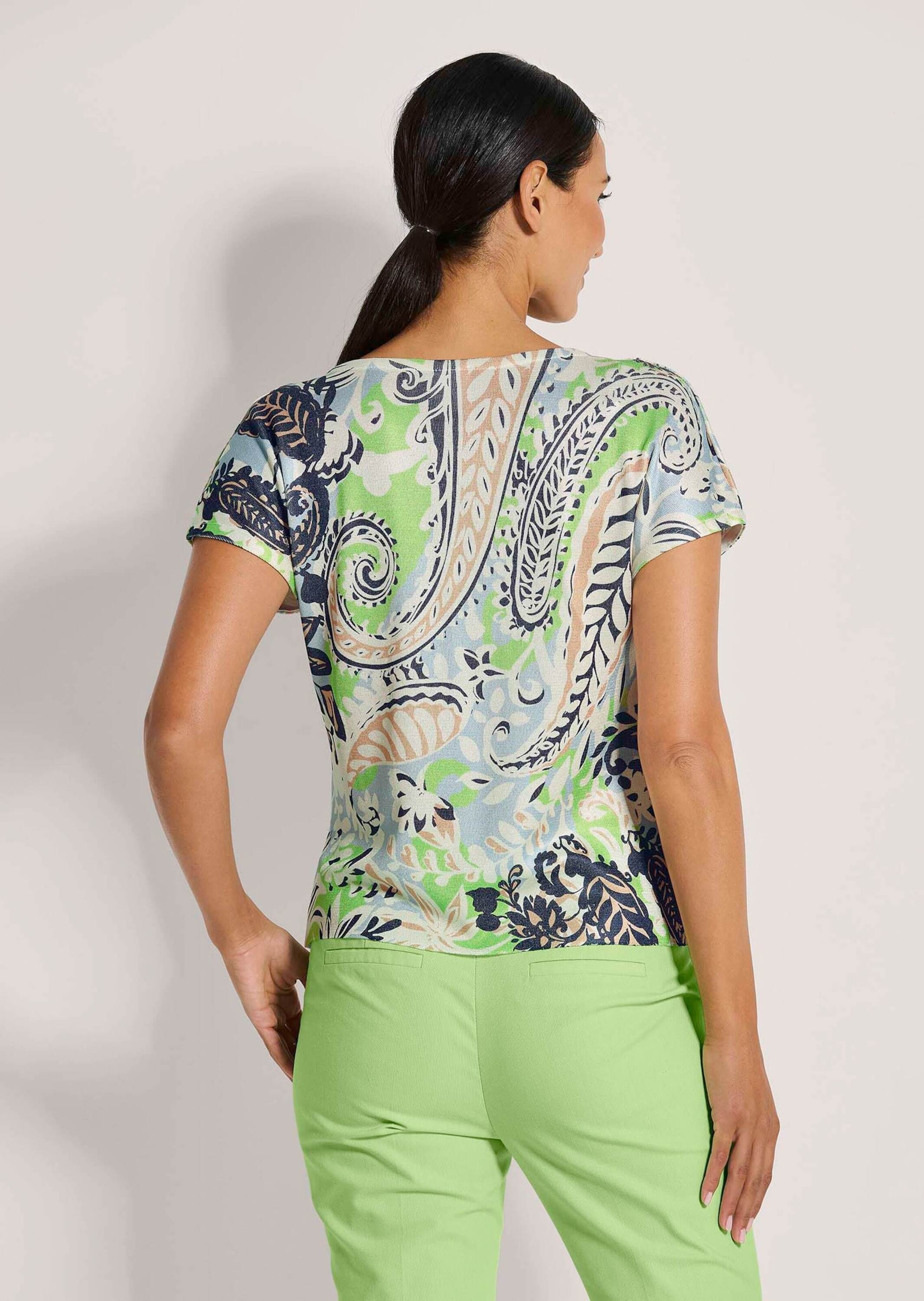 MADELEINE Longpullover »Pullover Pullover mit Unikat-Print«