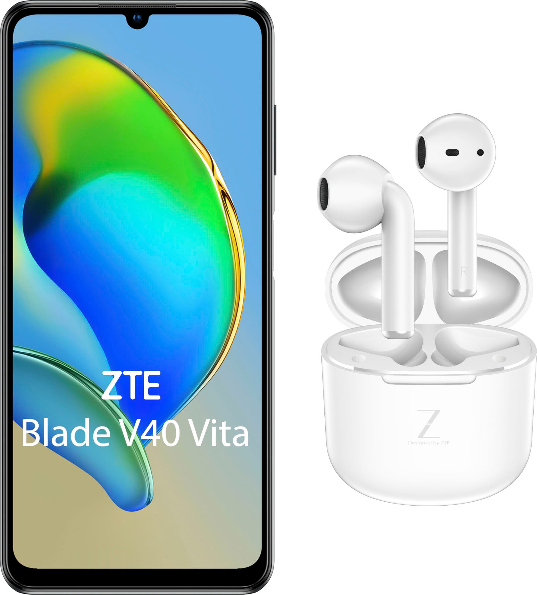 Smartphone »Blade V40 Vita«, grün, 17,1 cm/6,75 Zoll, 128 GB Speicherplatz, 48 MP Kamera