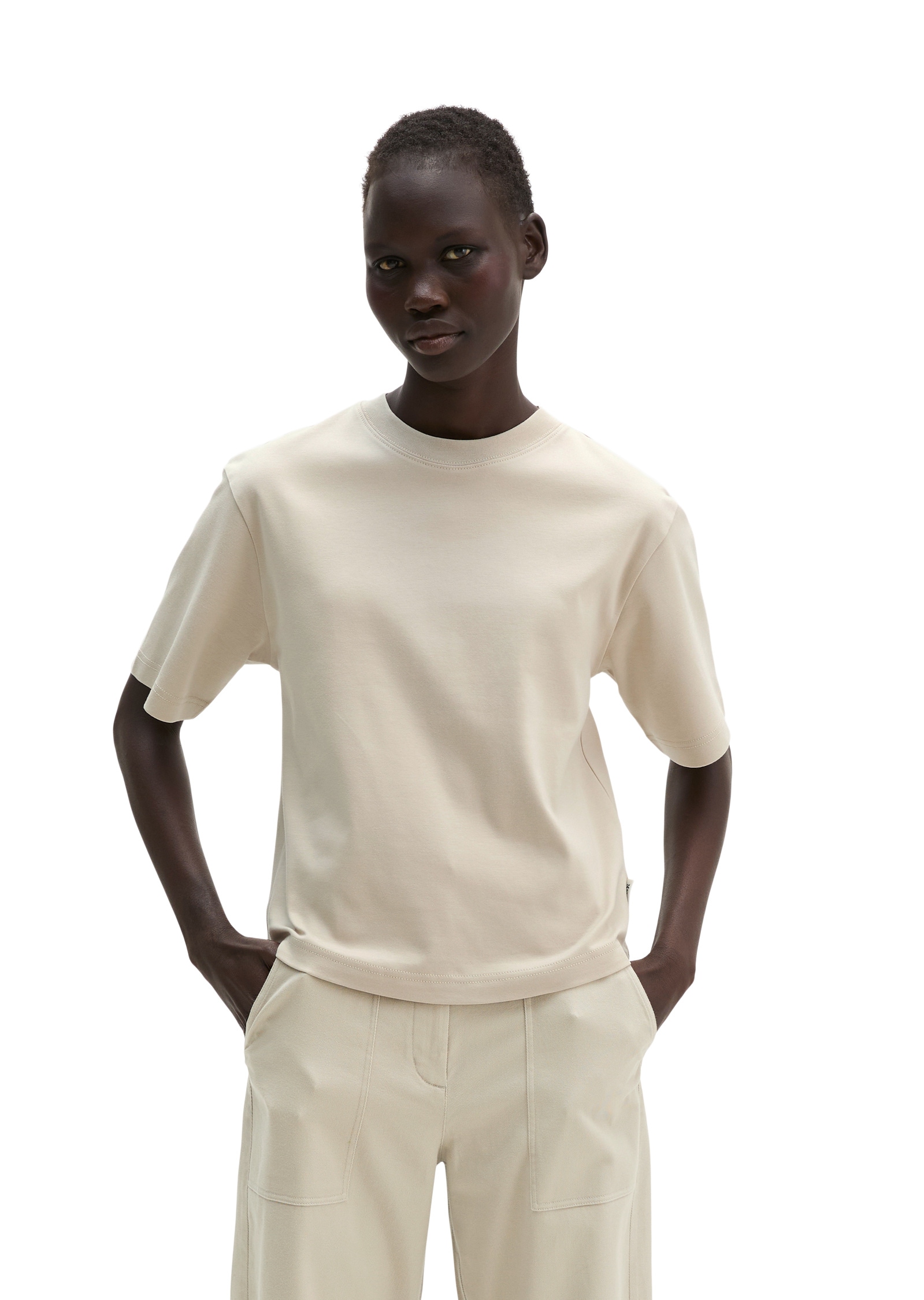 Marc OPolo T-Shirt "aus Interlock-Jersey"