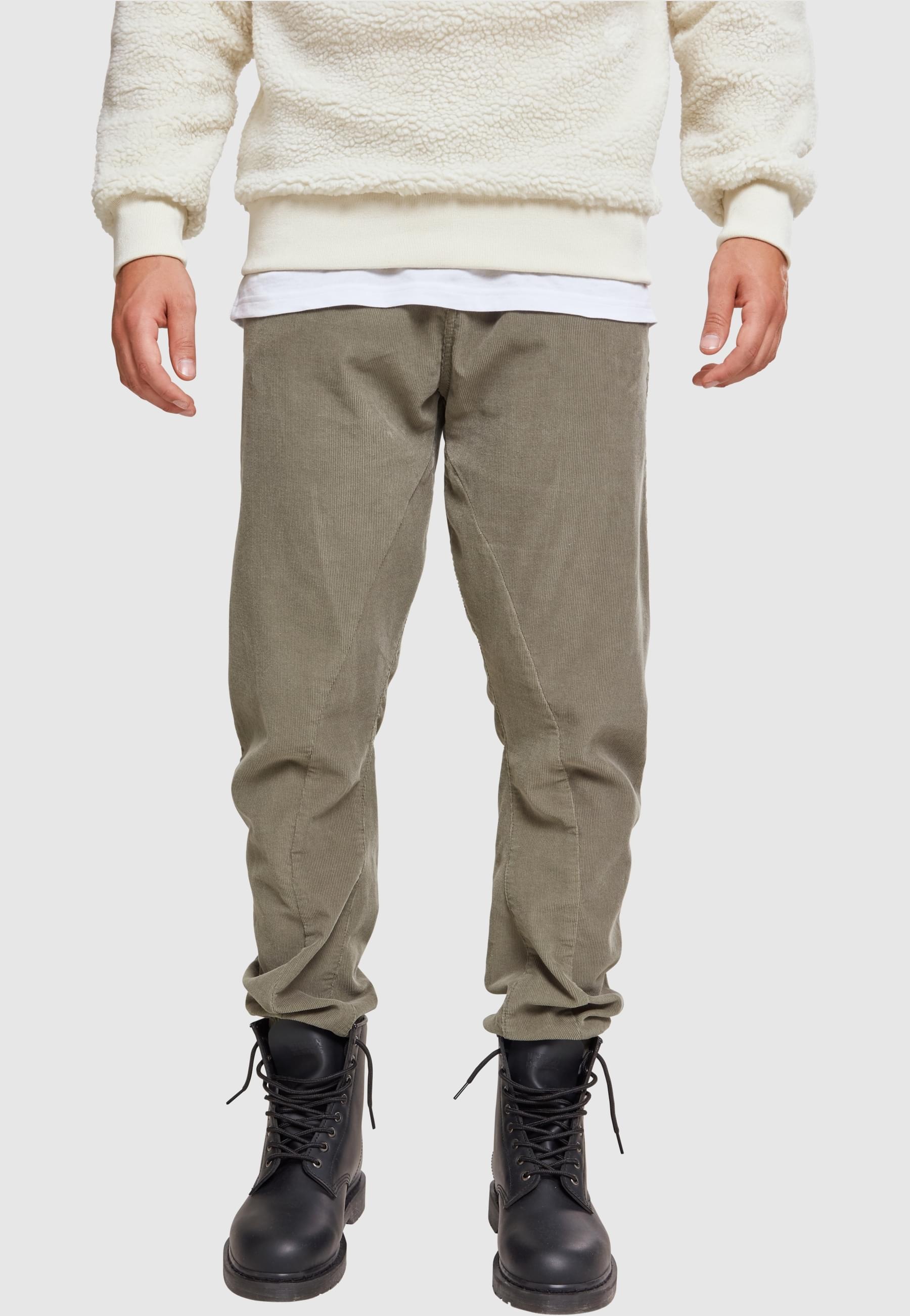 URBAN CLASSICS Stoffhose »Urban Classics Herren Corduroy Jog Pants«, (1 tlg.)