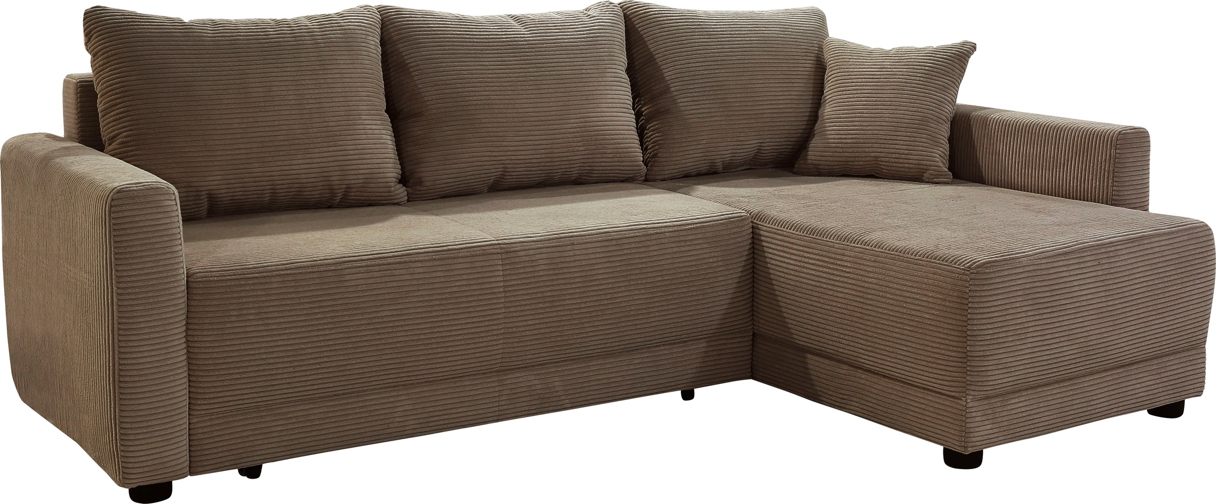 Jockenhöfer Gruppe Ecksofa "Venezia L-Form, B: 234 cm" mit Bettfunktion, Be günstig online kaufen