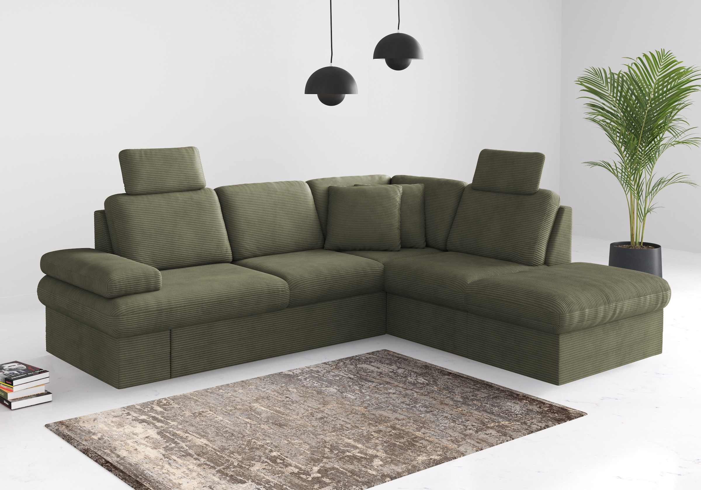 sit&more Ecksofa "Moreno", mit Armteilverstellung,wahlweise mit Bettfunktio günstig online kaufen