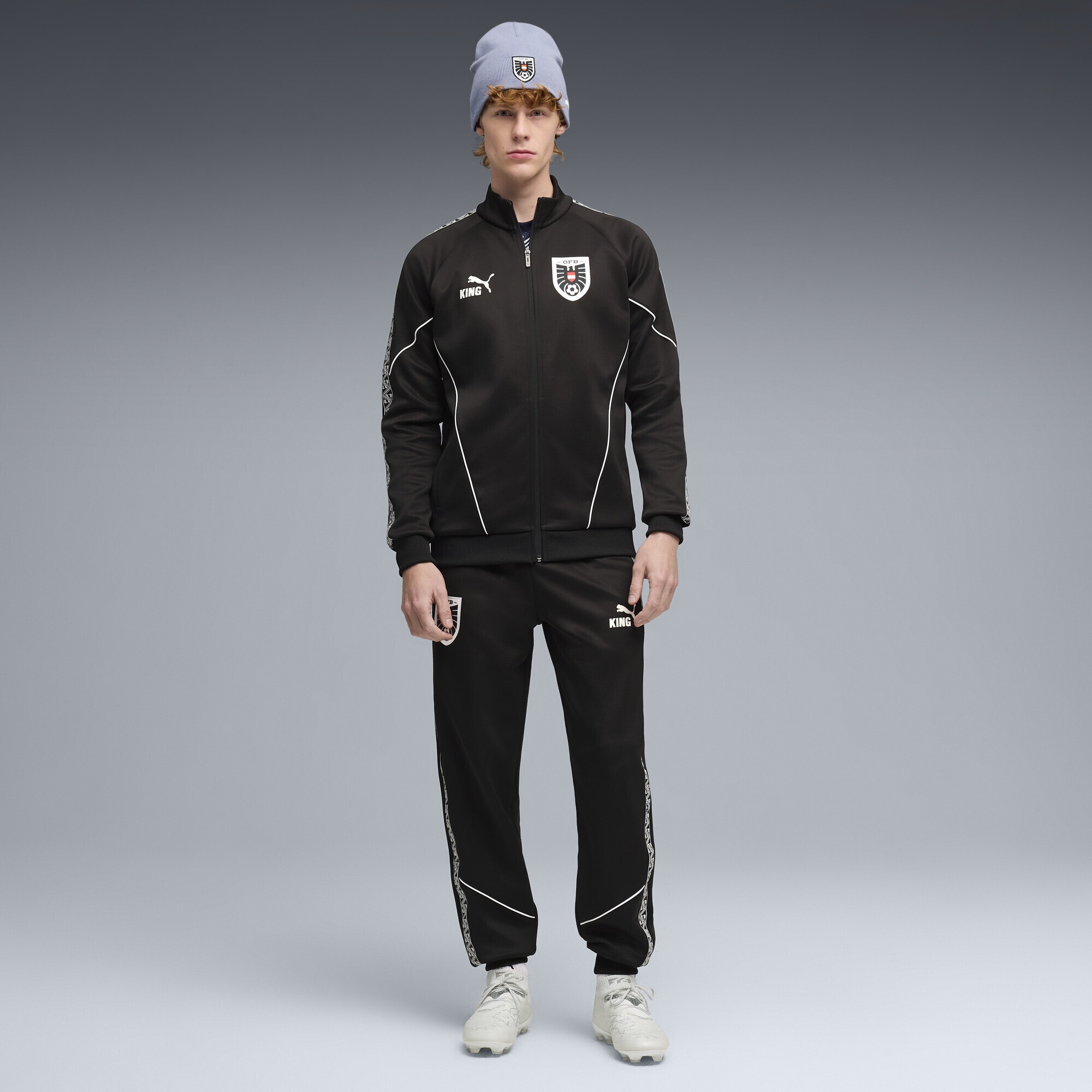 PUMA Sweatjacke »Österreich KING Anthem Trainingsjacke Herren«