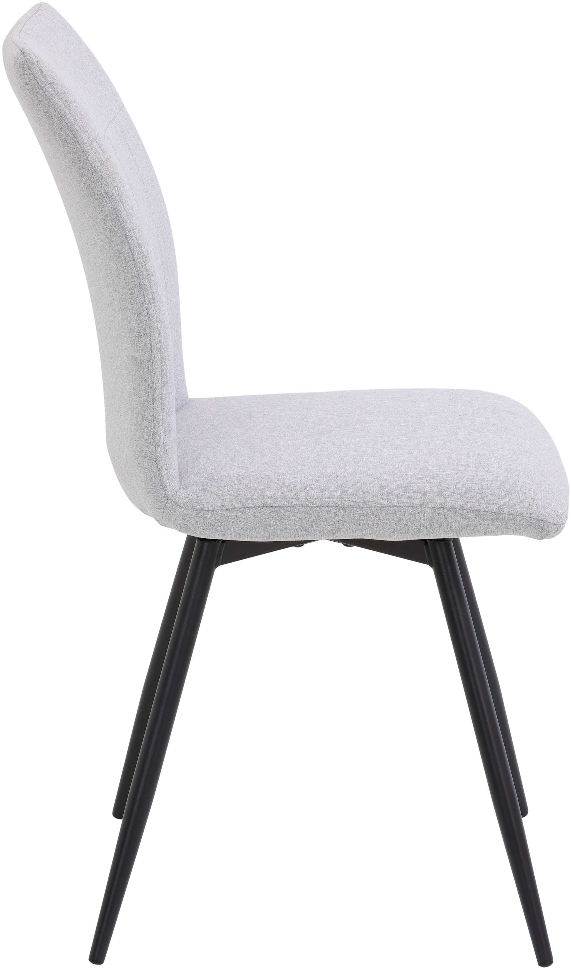HELA Drehstuhl »Vierfußstuhl RIO«, (Set), 2 St., Webstoff, Esszimmerstuhl, 360° drehbar, gepolstert, Webstoff, 120kg belastbar