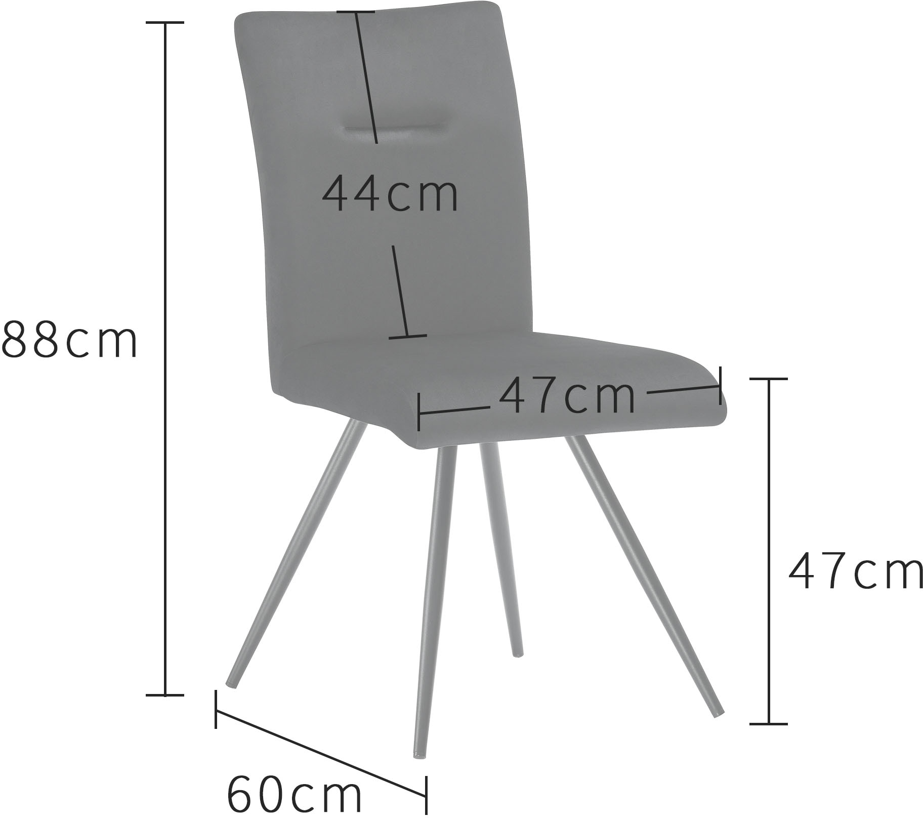 OTTO home Essgruppe »Arye« Set, 140 cm Esstisch + 4 Stühle, 5 Stk. tlg. Samt- oder Strukturstoffbezug, Metallgestell, Tischplatte Sinterstein