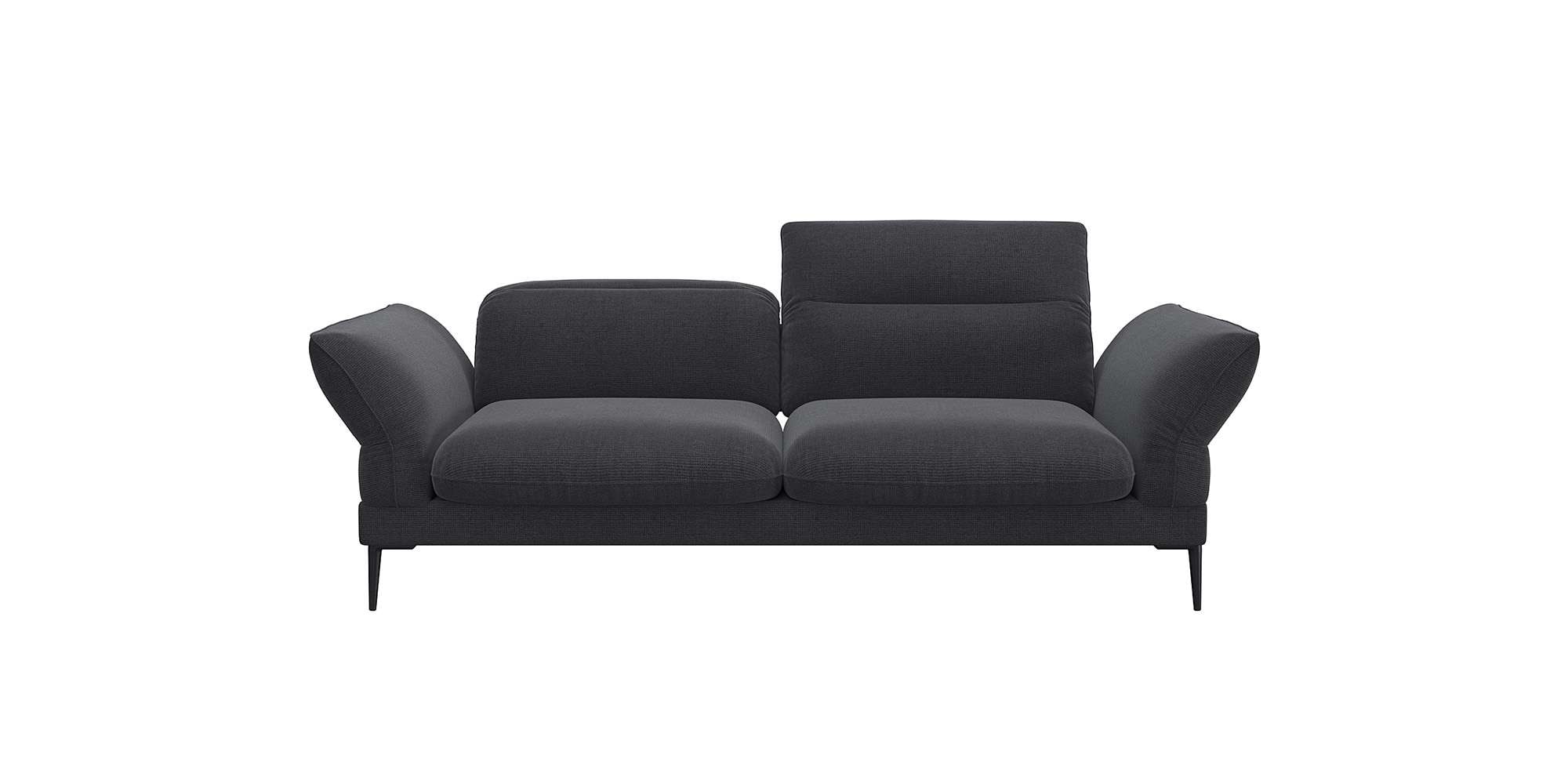 FLEXLUX 2,5-Sitzer »Salino, Funktionssofa, Relaxsofa«, Sofa mit Arm- und Kopfteil-Verstellungen, Kaltschaum & Stahl-Wellen