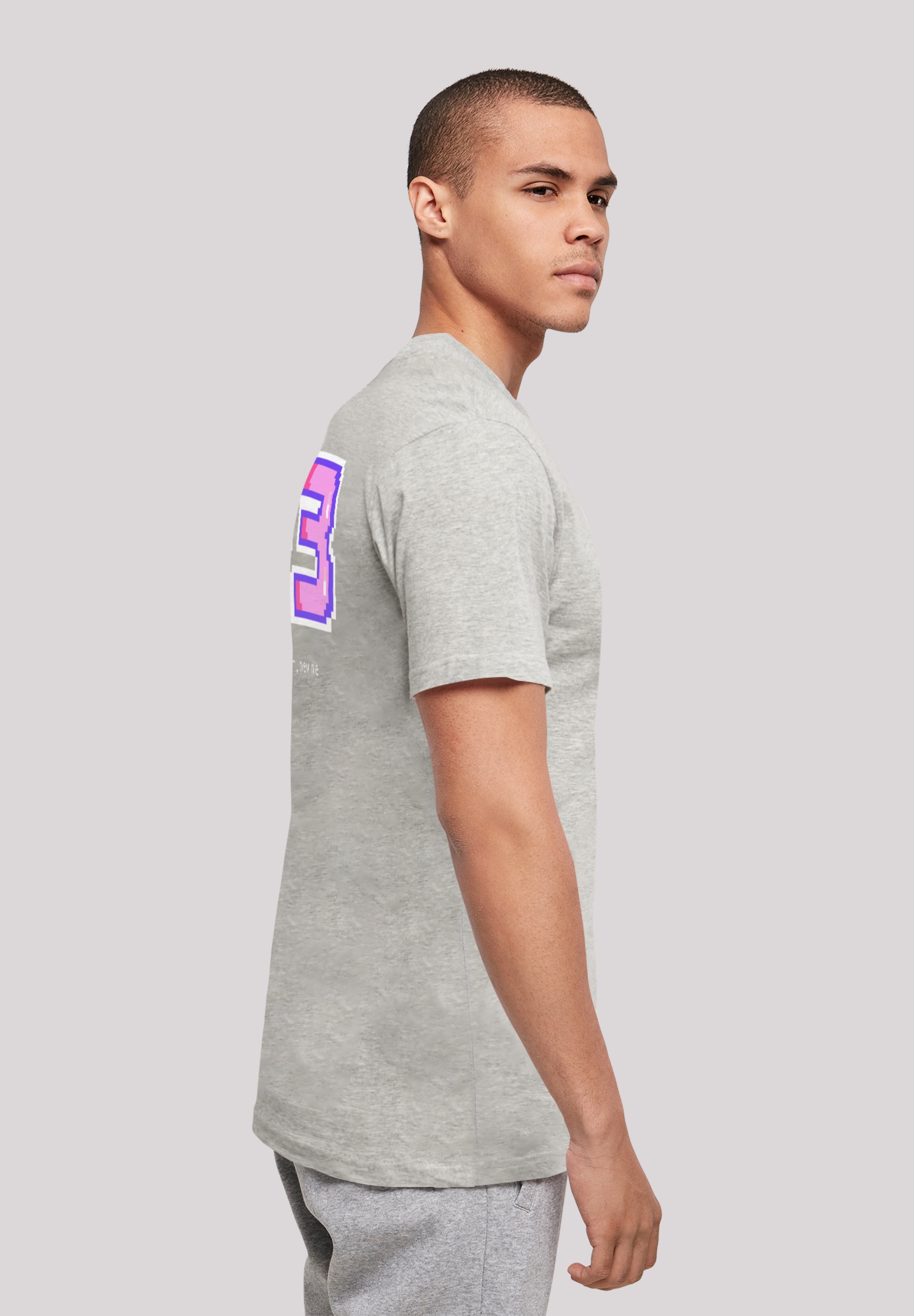 F4NT4STIC T-Shirt »Happy People Only Good Vibes«, Print