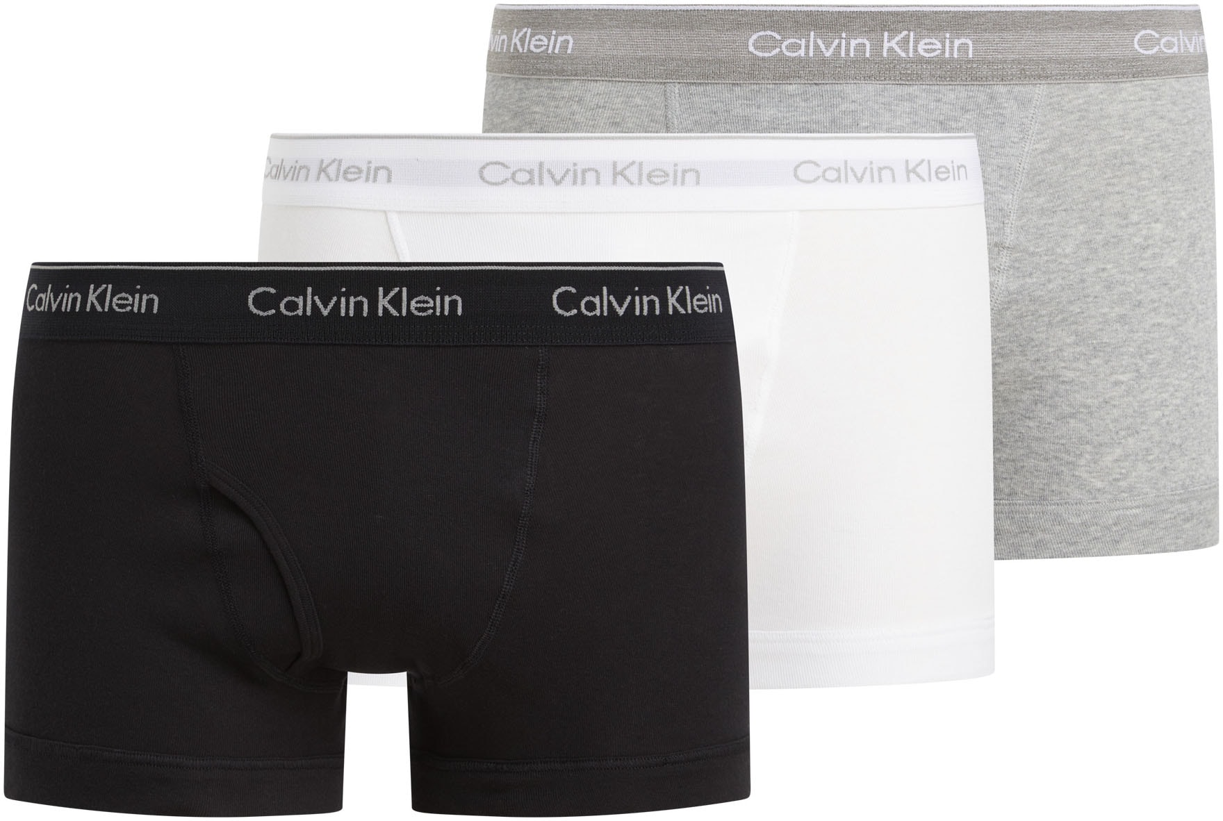 Calvin Klein Underwear Trunk "TRUNK 3PK", (Packung, 3er-Pack), mit Logo-Elastikbund (3 Stück)