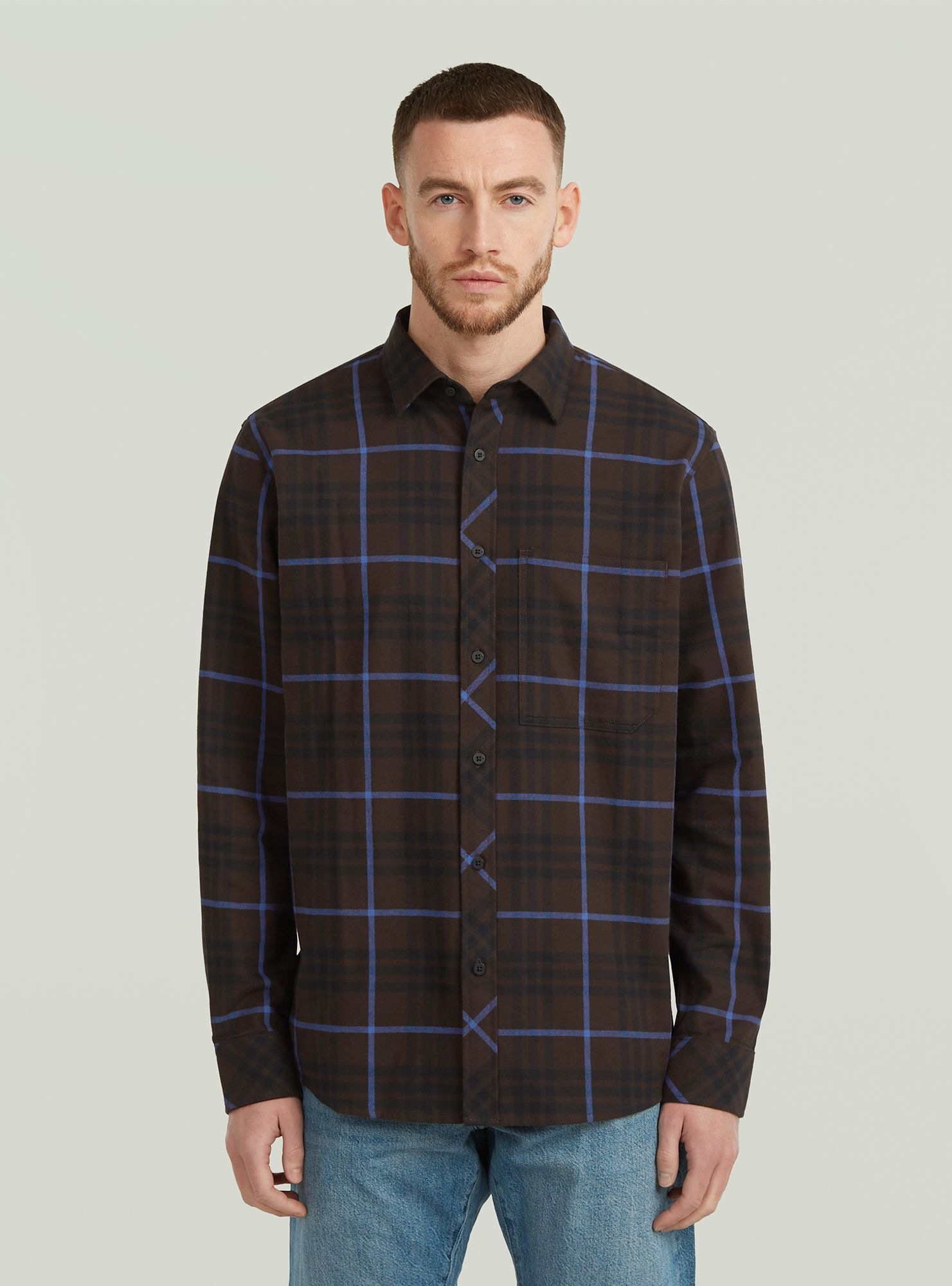 G-STAR Langarmshirt "One Pocket Regular Hemd" günstig online kaufen