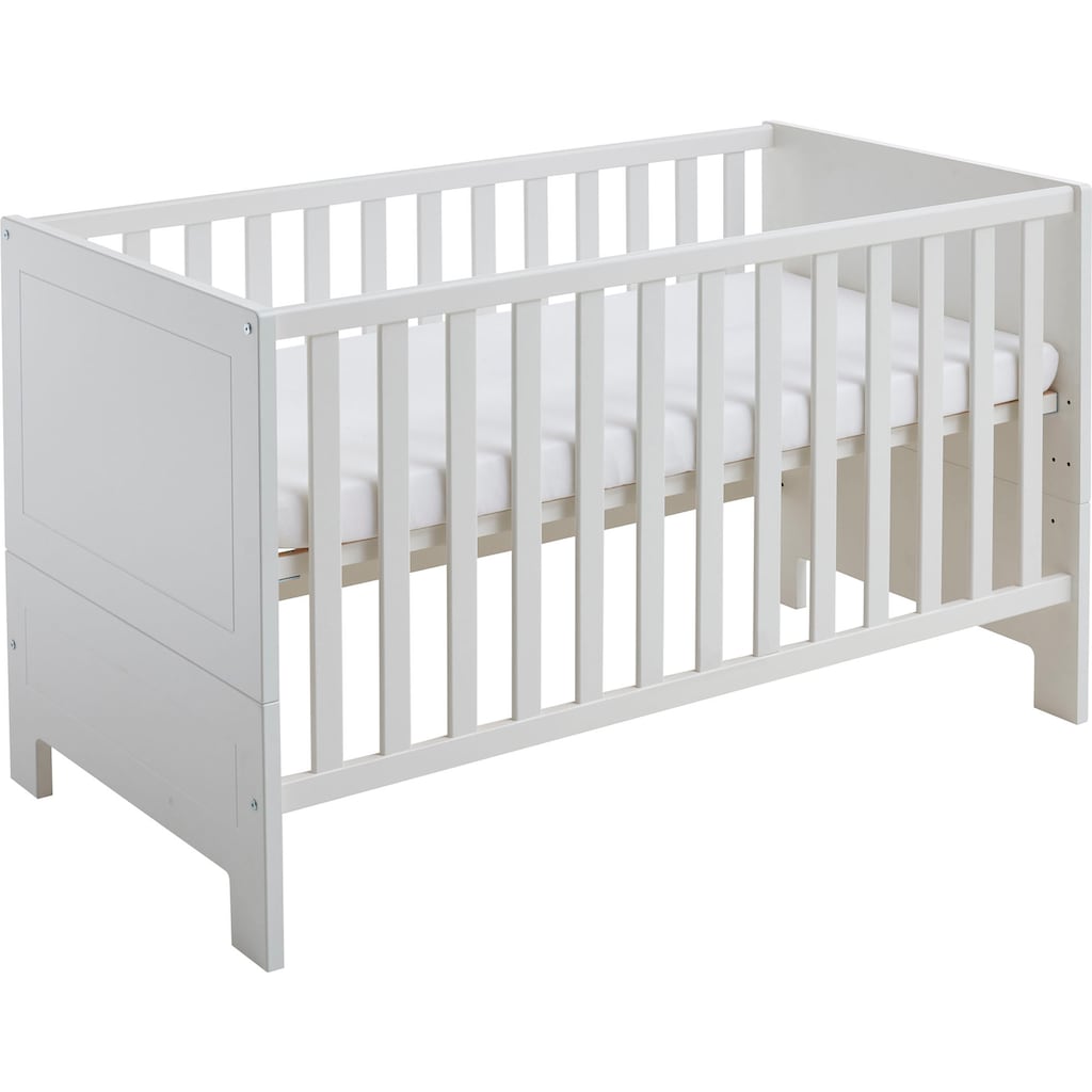 arthur berndt Babyzimmer-Komplettset »Thilo«, (Set, 3 St., Kinderbett, Schrank, Wickelkommode), Made in Germany; mit Kinderbett, Schrank und Wickelkommode