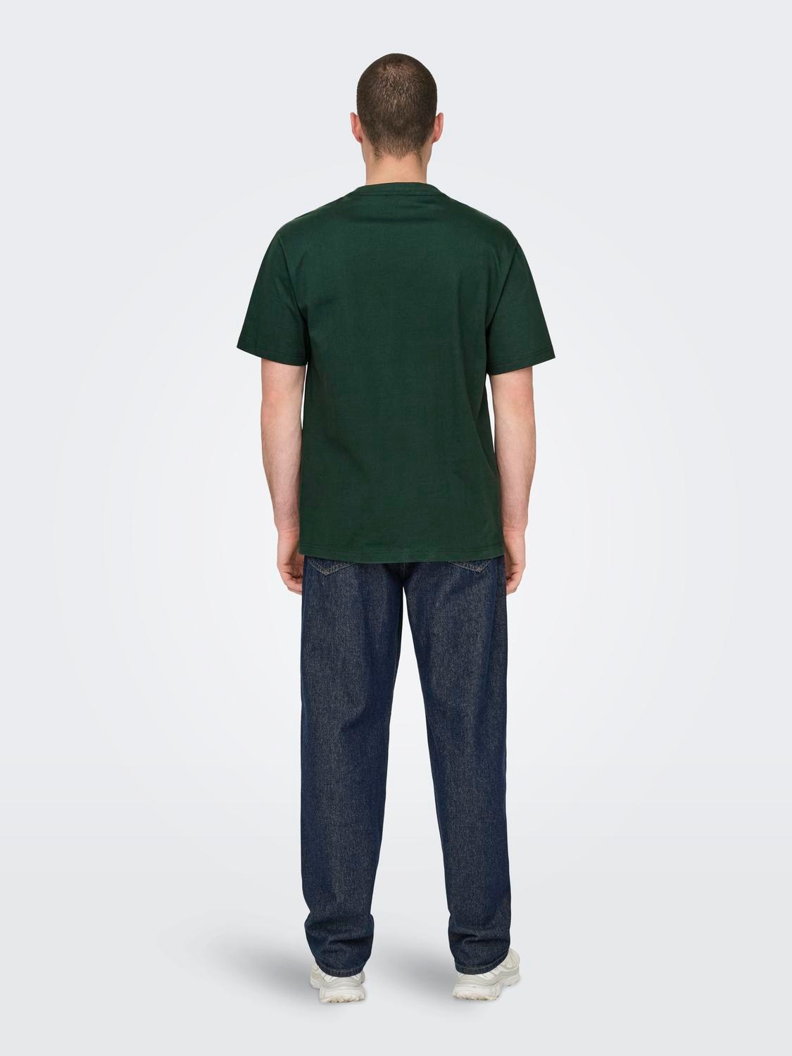 ONLY & SONS Rundhalsshirt »ONSFRED RLX SS TEE«