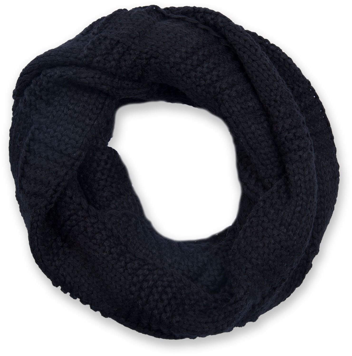 styleBREAKER Strickschal "Feinstrick Loop mit Patentmuster" 1 Stk.
