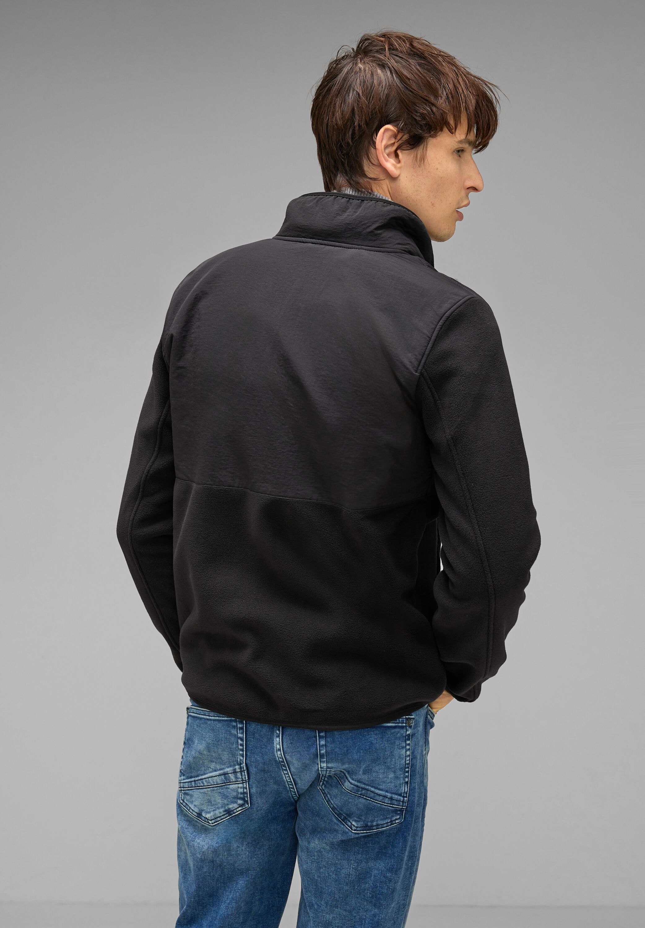STREET ONE MEN Sweatjacke, Feel Good Fit