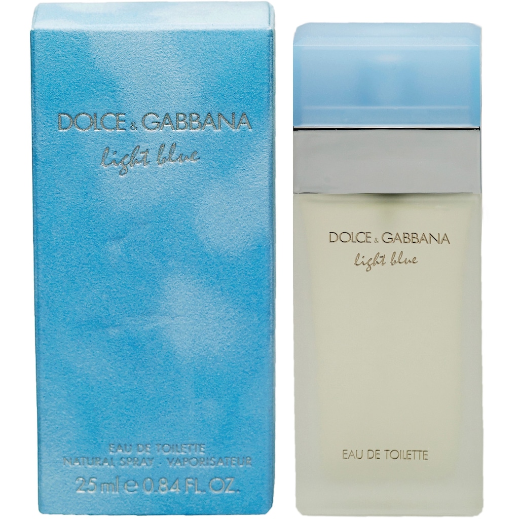 DOLCE & GABBANA Eau de Toilette »Light Blue«, EdT for her, mediterraner Duft, Parfum im Zerstäuber