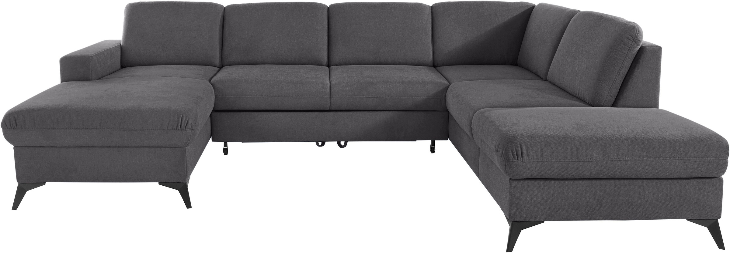 Home affaire Wohnlandschaft "Lolland U-Form" Wahlweise mit Bettfunktion und günstig online kaufen