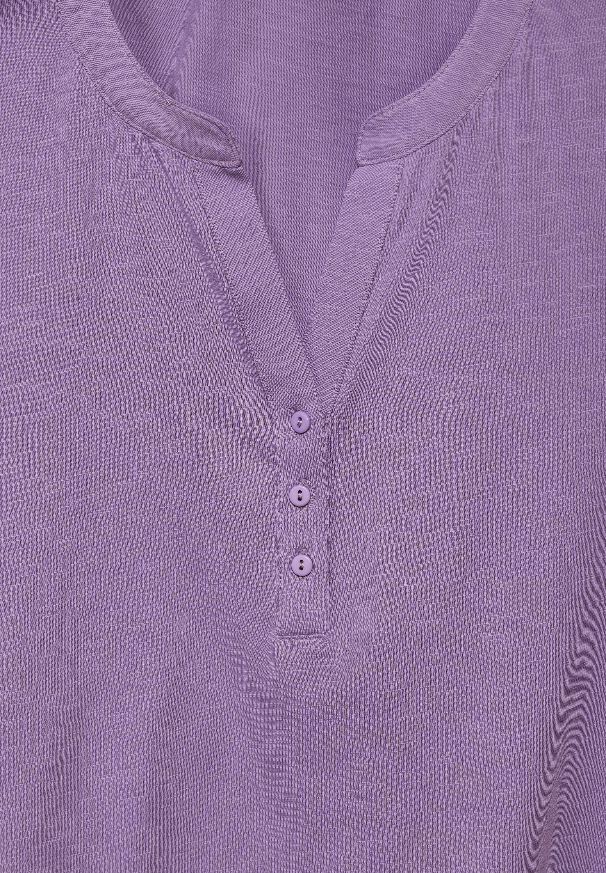 STREET ONE 3/4-Arm-Shirt, aus reiner Baumwolle