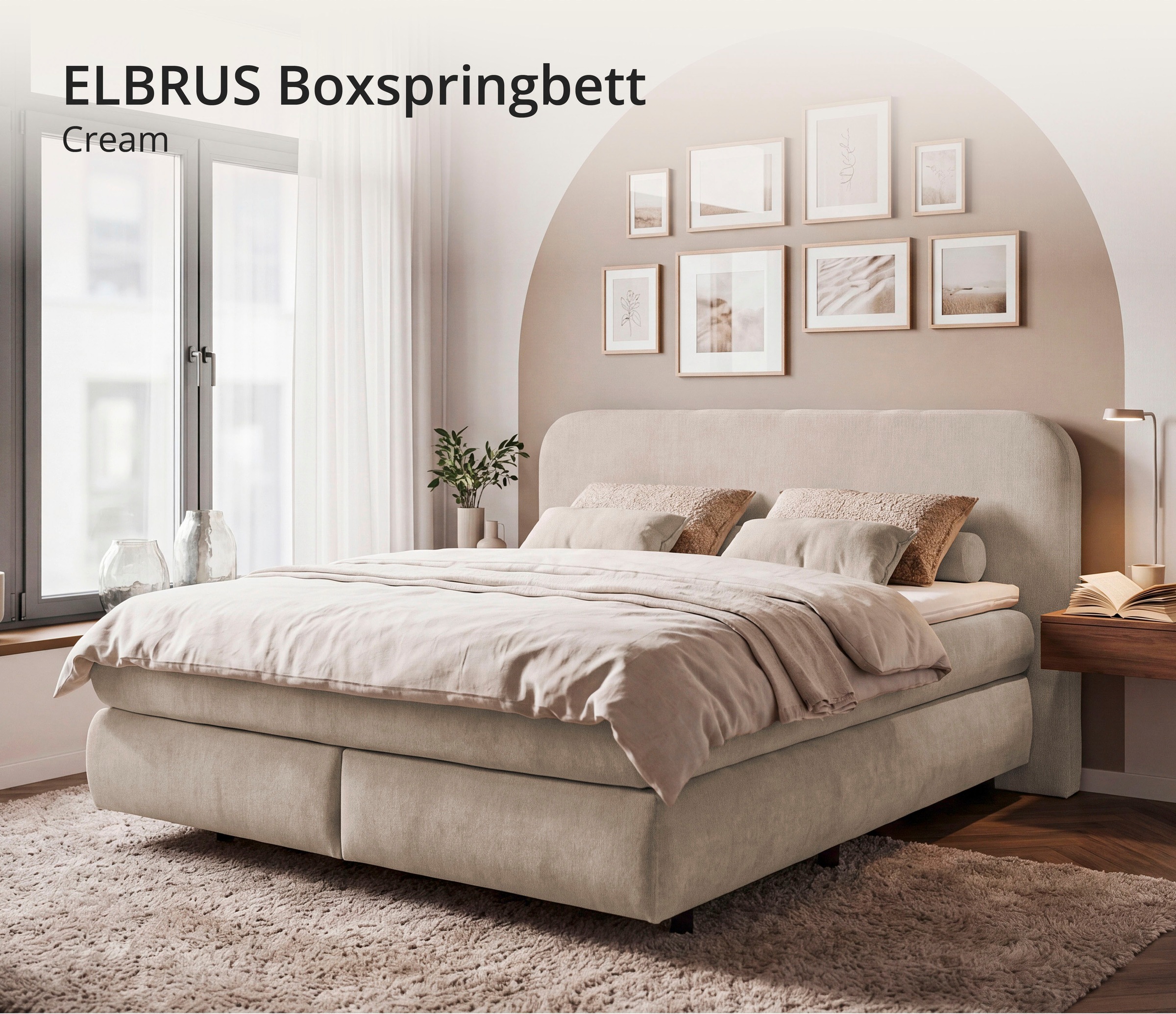 ED EXCITING DESIGN Boxspringbett »Elbrus«