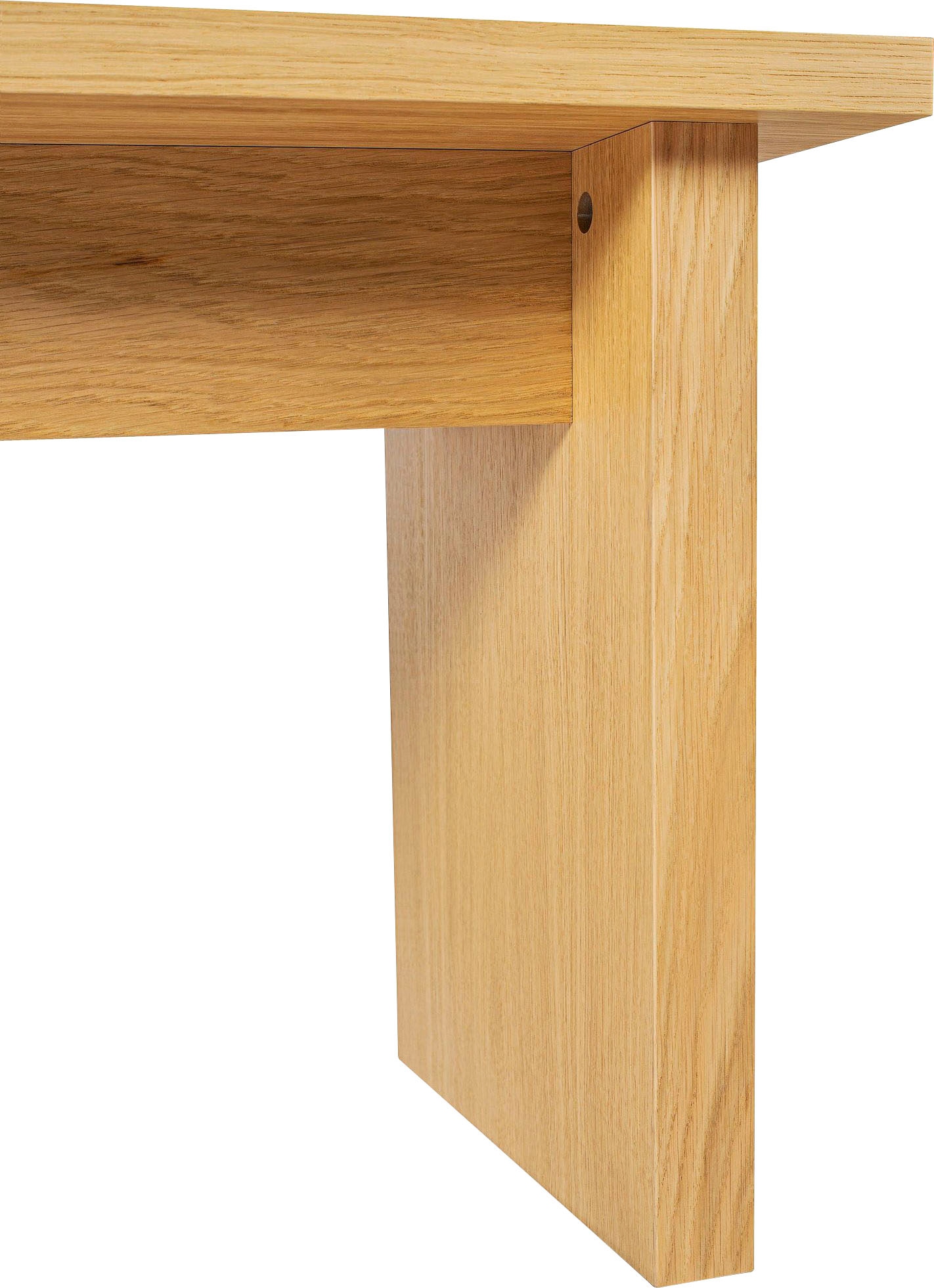 Woodman Couchtisch »Stripe«, Holzfurnier aus Eiche