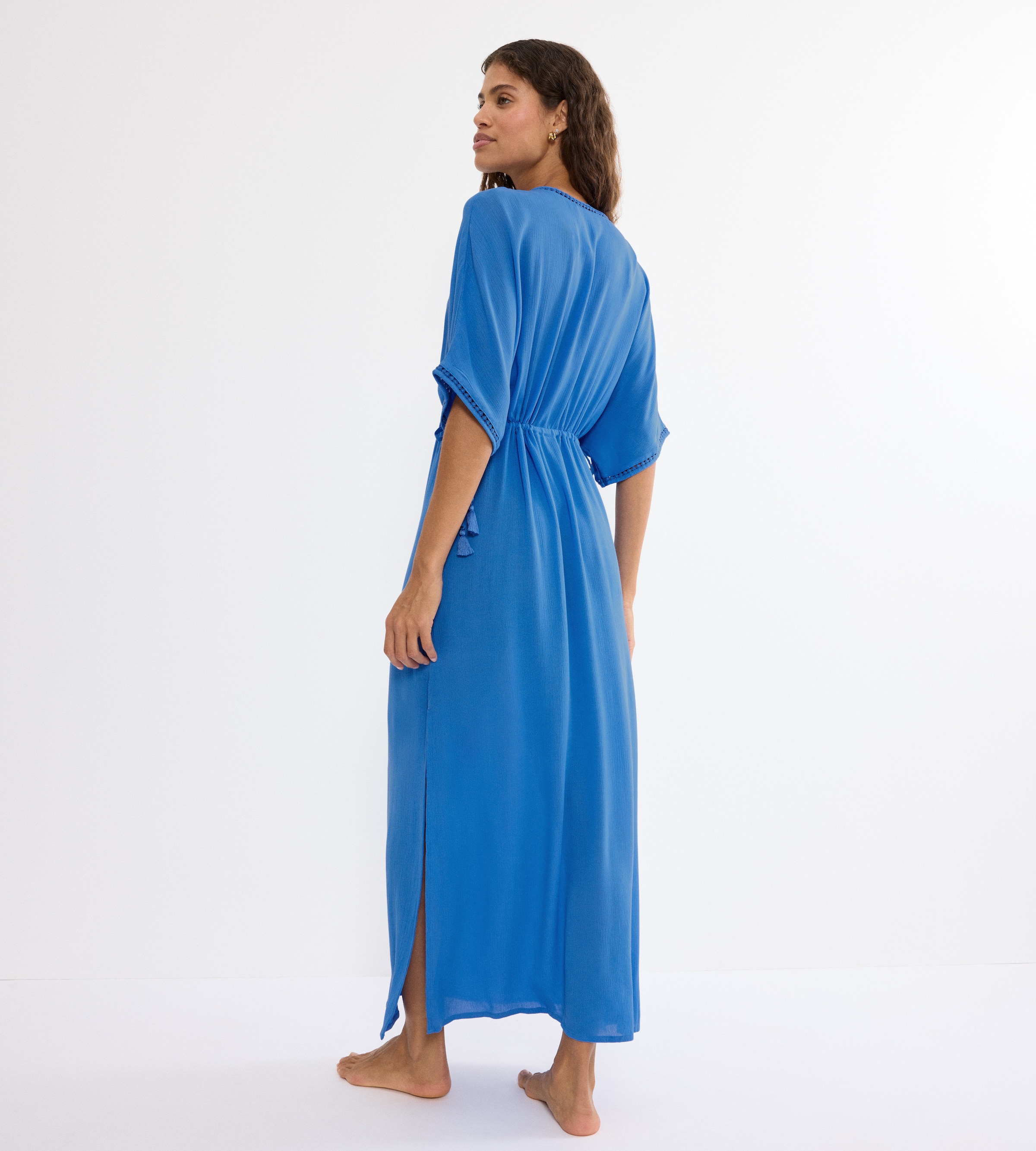 Triumph Strandkleid mit tiefem V-Ausschnitt und halb langem Arm