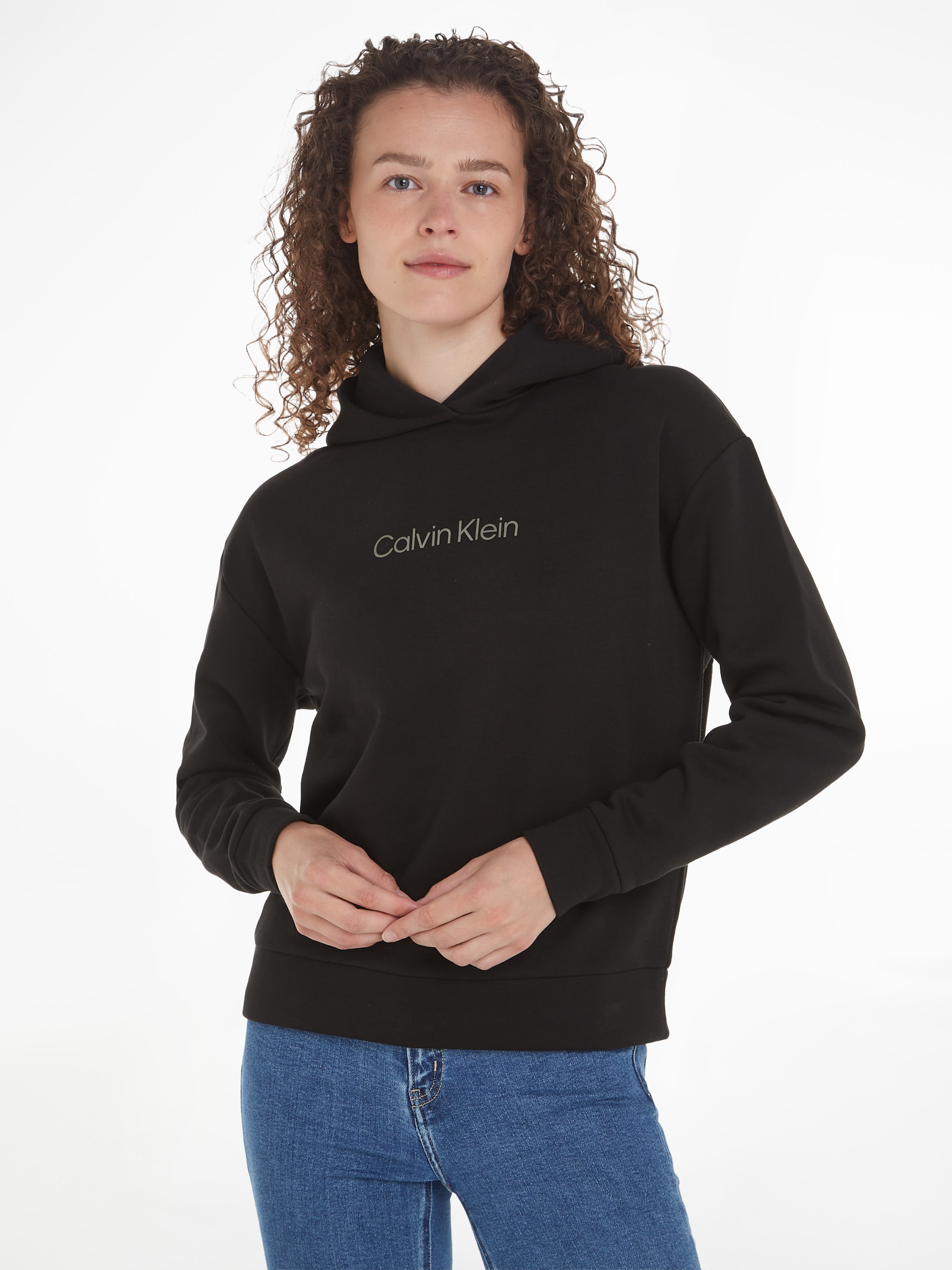 Calvin Klein Kapuzensweatshirt »HERO METALLIC LOGO HOODIE« kaufen | BAUR