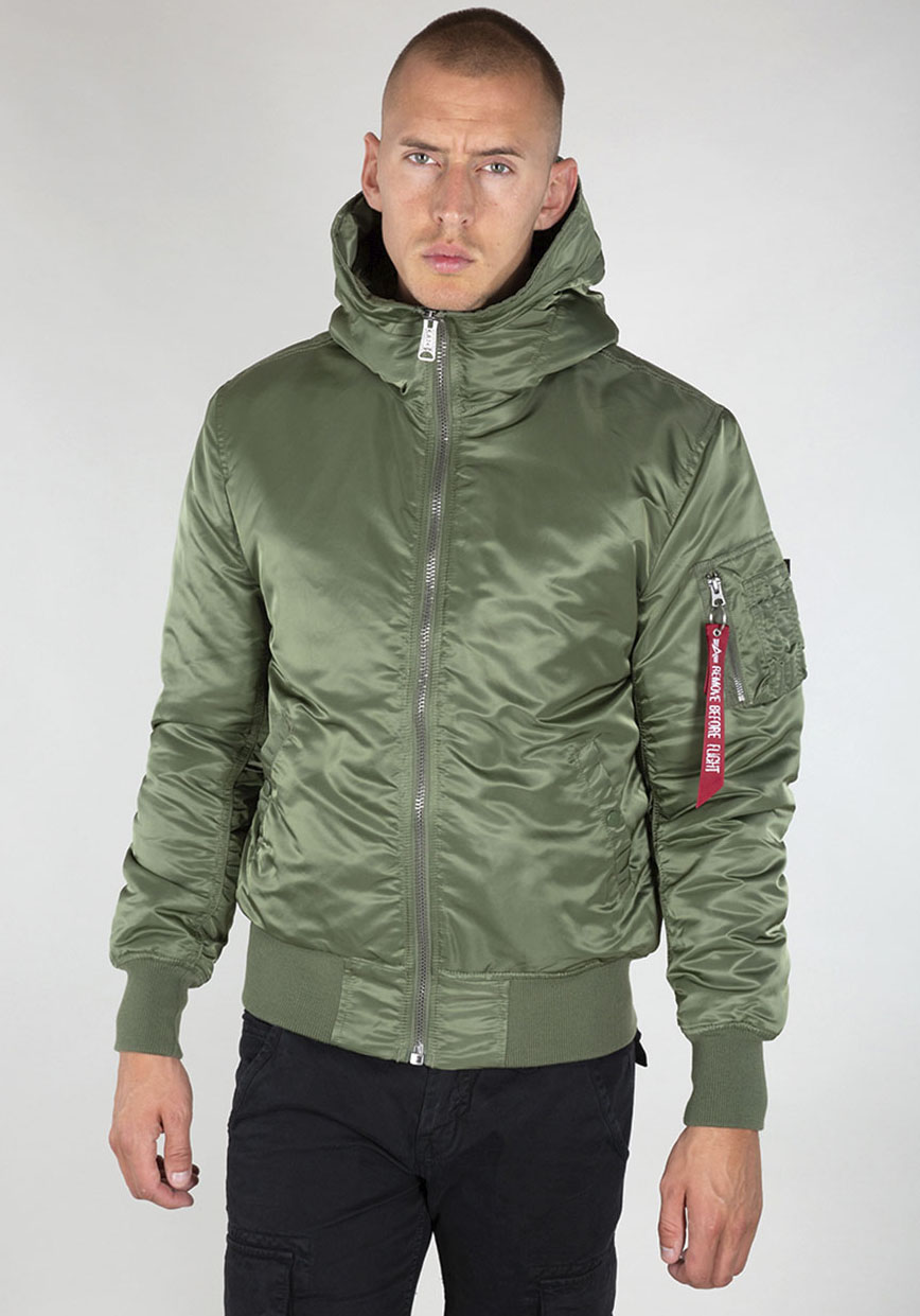 alpha industries -  Bomberjacke "MA-1 HOODED"