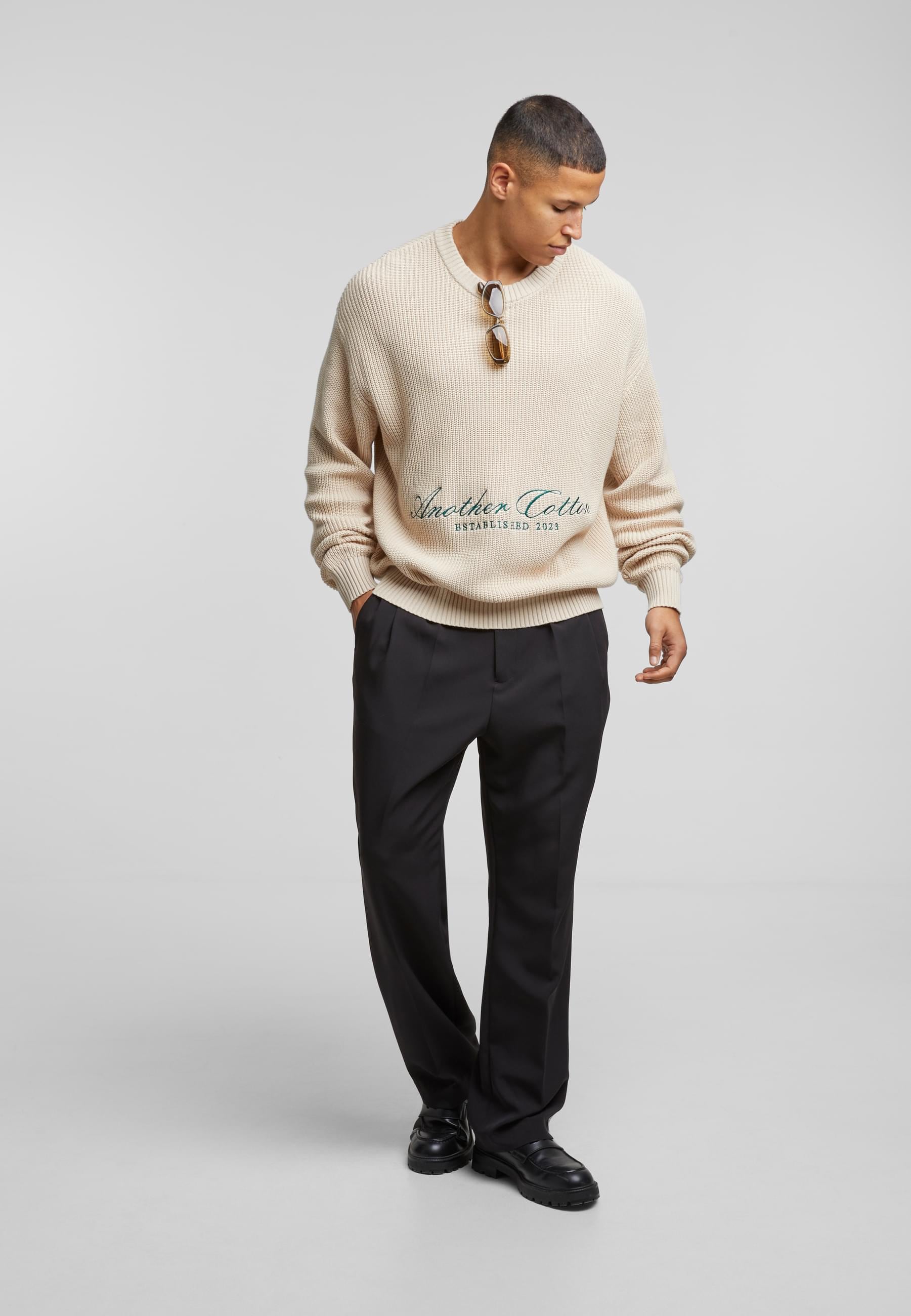 Another Cotton Lab Rundhalspullover »Another Cotton Lab Established Knit Sweater«, (1 tlg.)