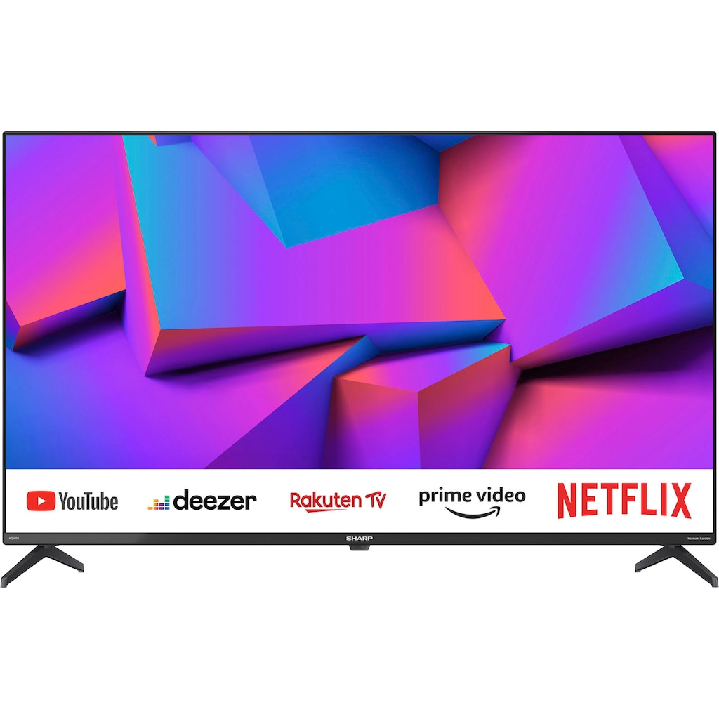 Sharp LED-Fernseher »4T-C43FK_«, 108 cm/43 Zoll, 4K Ultra HD, Smart-TV