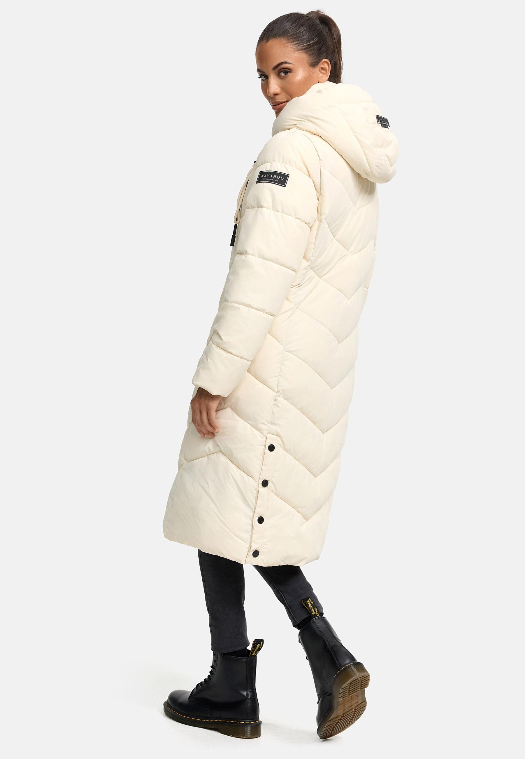 Navahoo Steppmantel »Sahnekatzii XIV«, Schicker Wintermantel mit kuschlig warm wattiertem Kragen