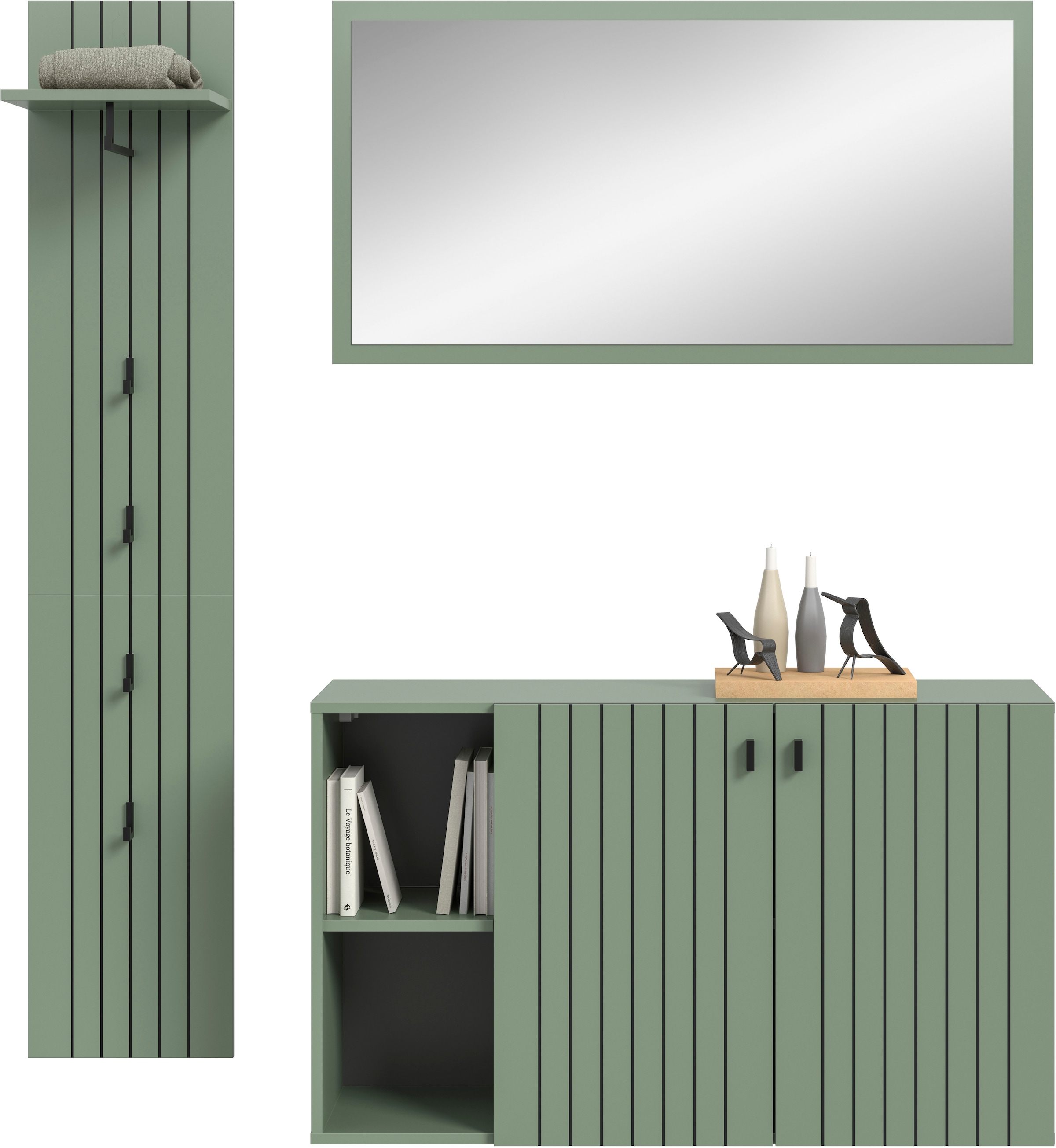 INOSIGN Garderoben-Set "TATIO, 3-tlg. Garderobenkombination, Breite: 152 cm günstig online kaufen