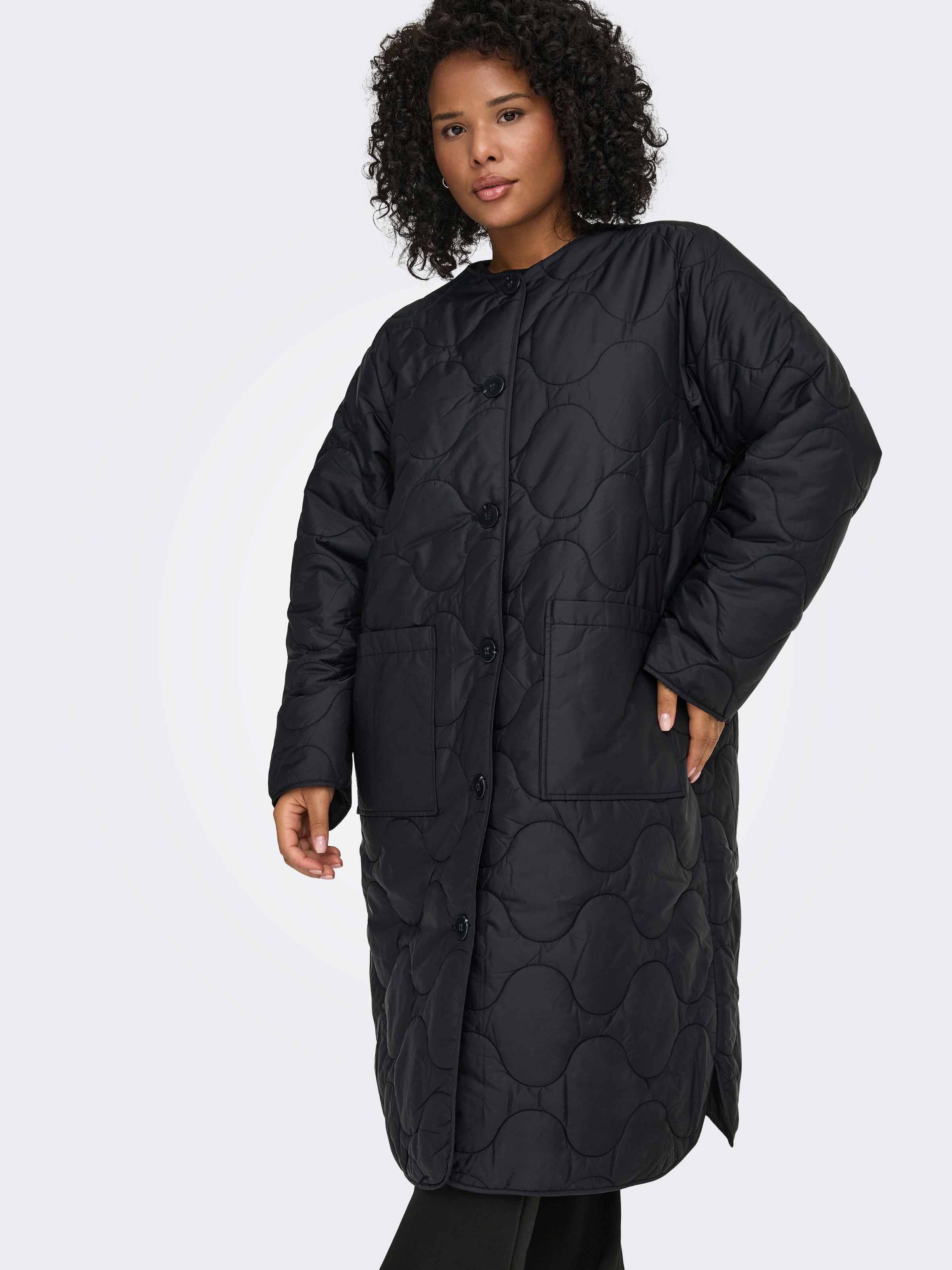 ONLY CARMAKOMA Steppmantel "CARSANDY LIFE QUILT X-LONG COAT OTW" günstig online kaufen