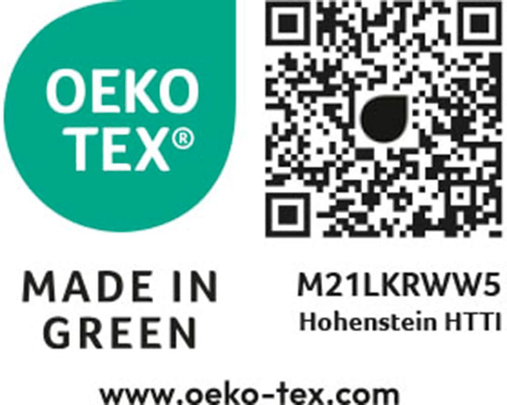 Janine Bettwäsche »Colors 31001«, (2 tlg.), in Mako Satin Qualität aus 100% Baumwolle, Bett- und Kopfkissenbezug mit Reißverschluss, pflegeleicht, feinfädig, MADE IN GREEN zertifiziert
