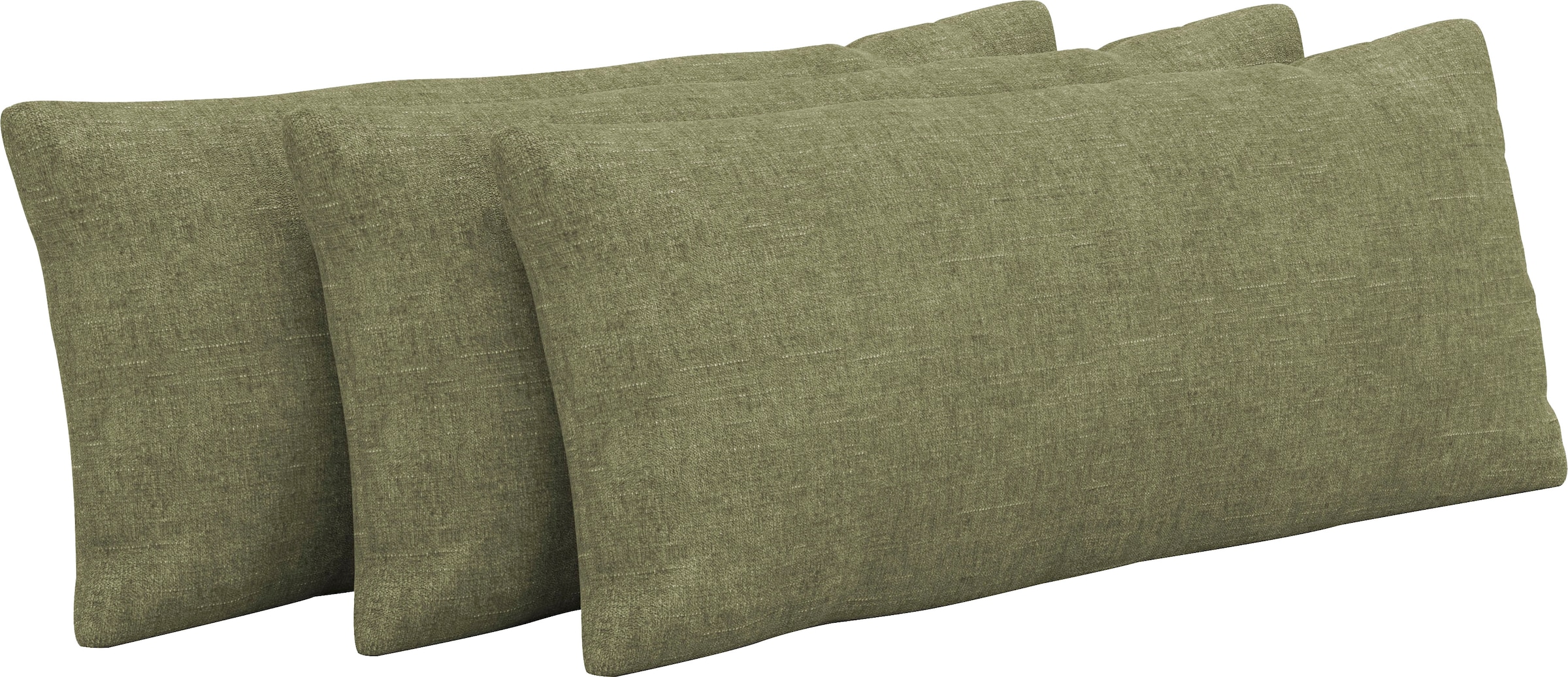 Auflagekissen SIT & MORE, B:65cm H:25cm T:12cm, grün, 100% Polyester, Polsterauflagen, "Amica", zur Auswahl Sets mit 2 oder 3 Stück