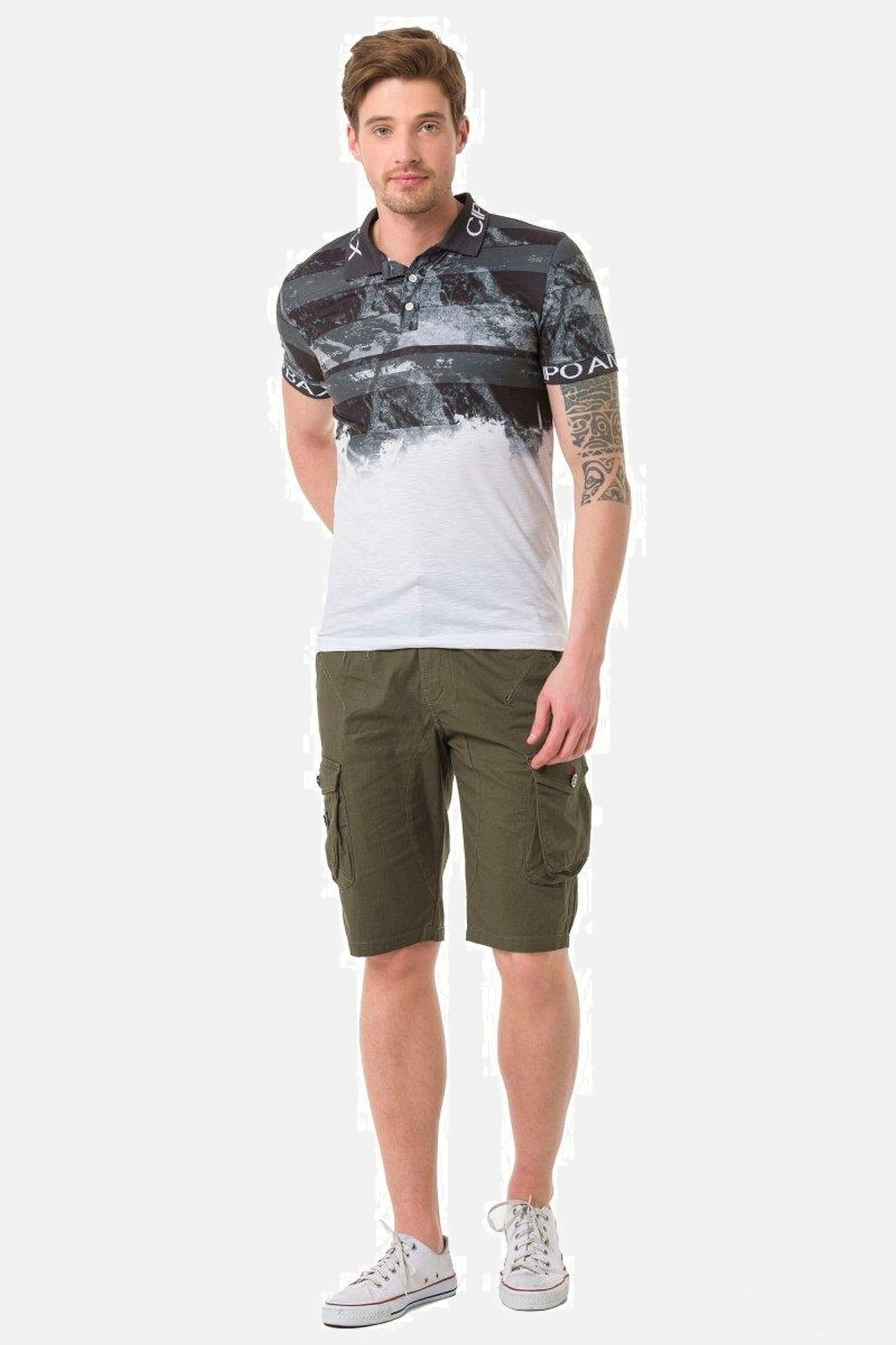 Cipo & Baxx Jeansbermudas »Bermuda & Short«, mit praktischen Beintaschen, CK265