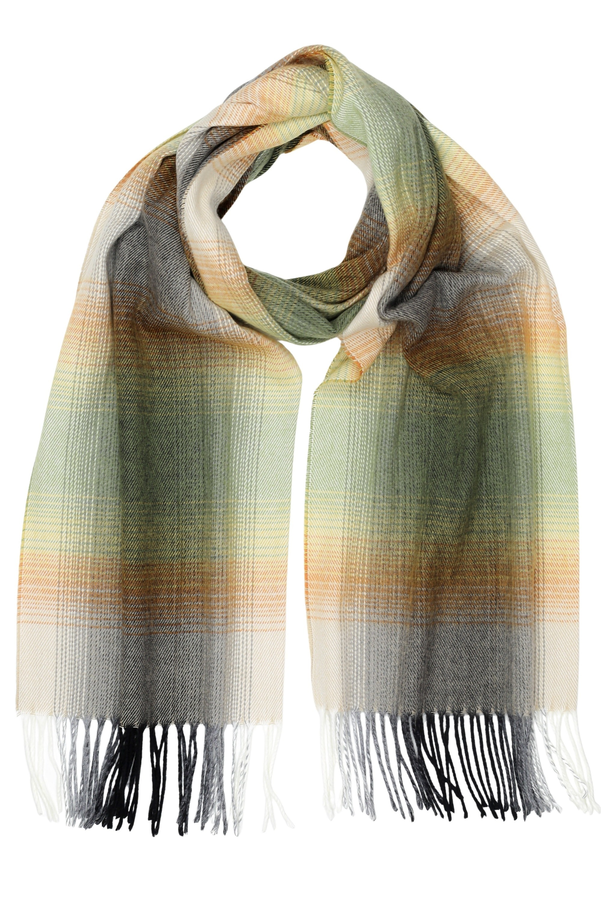 COLLEZIONE ALESSANDRO Wollschal »Manchester«, in modischer Farbkombi, Made in Italy