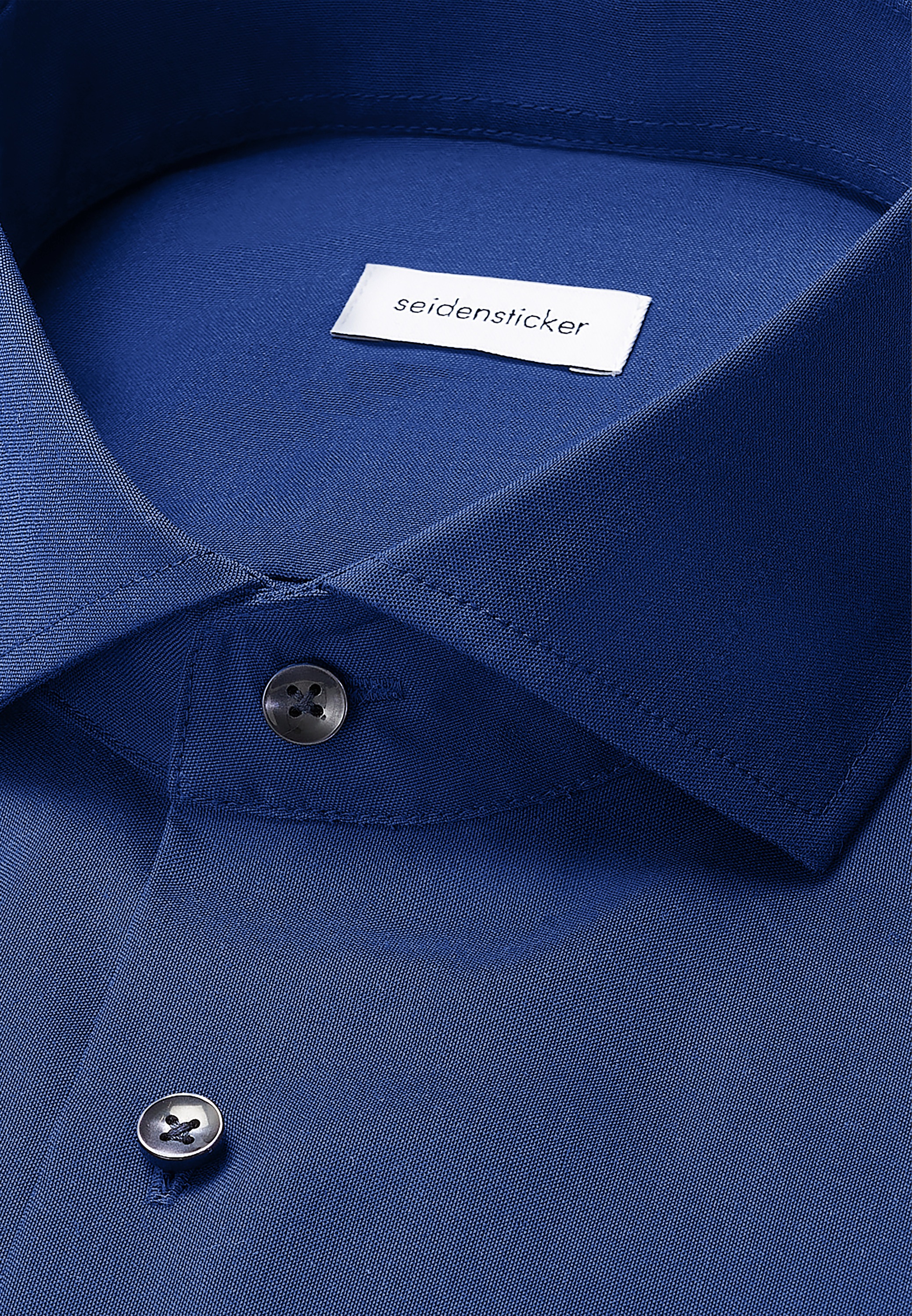 seidensticker Businesshemd »Schwarze Rose«, Slim 1/1 Kentkragen Uni