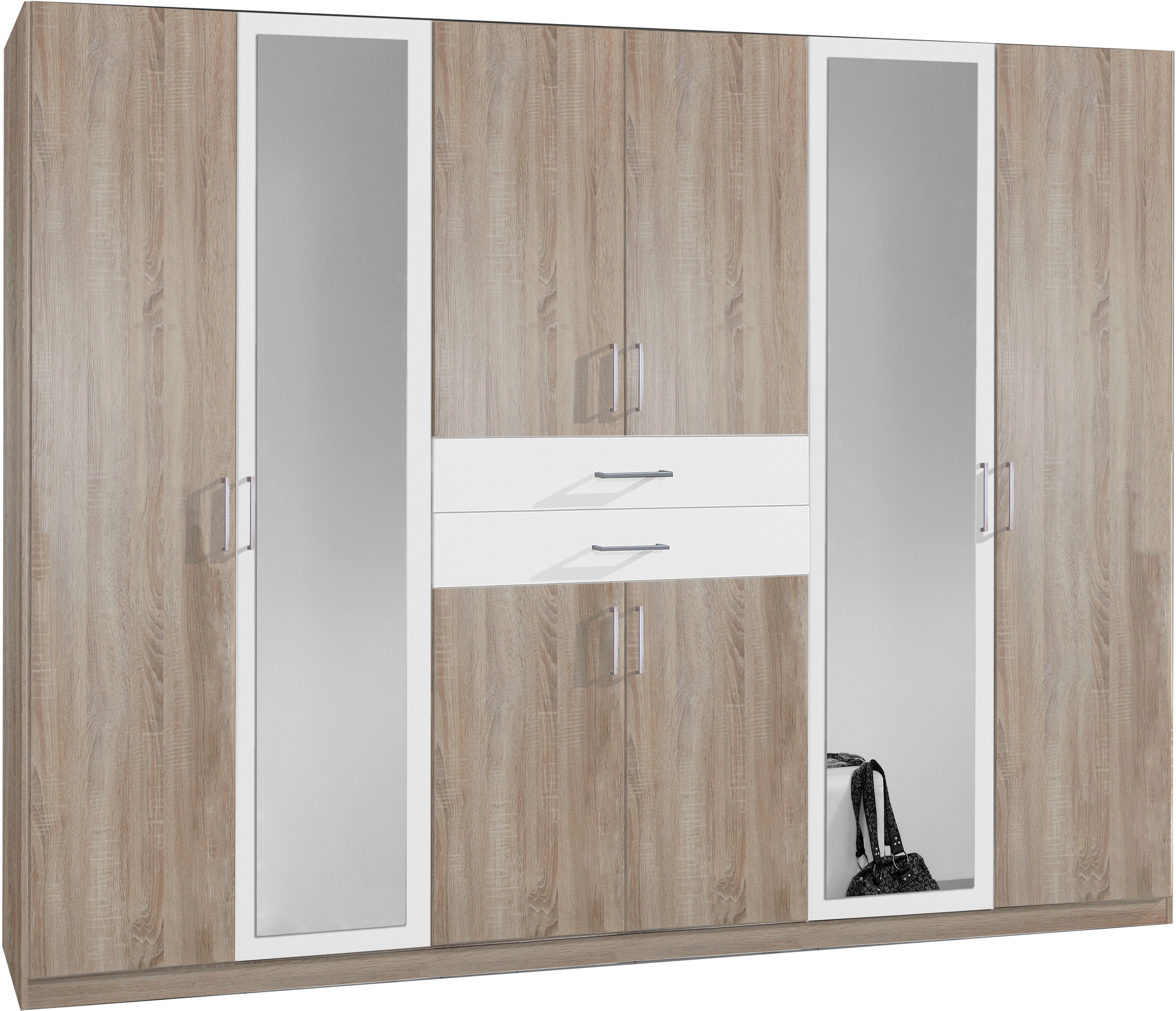 Wimex Kleiderschrank "Diver Drehtürenschrank mit Spiegel, 180, 225 o. 270cm günstig online kaufen