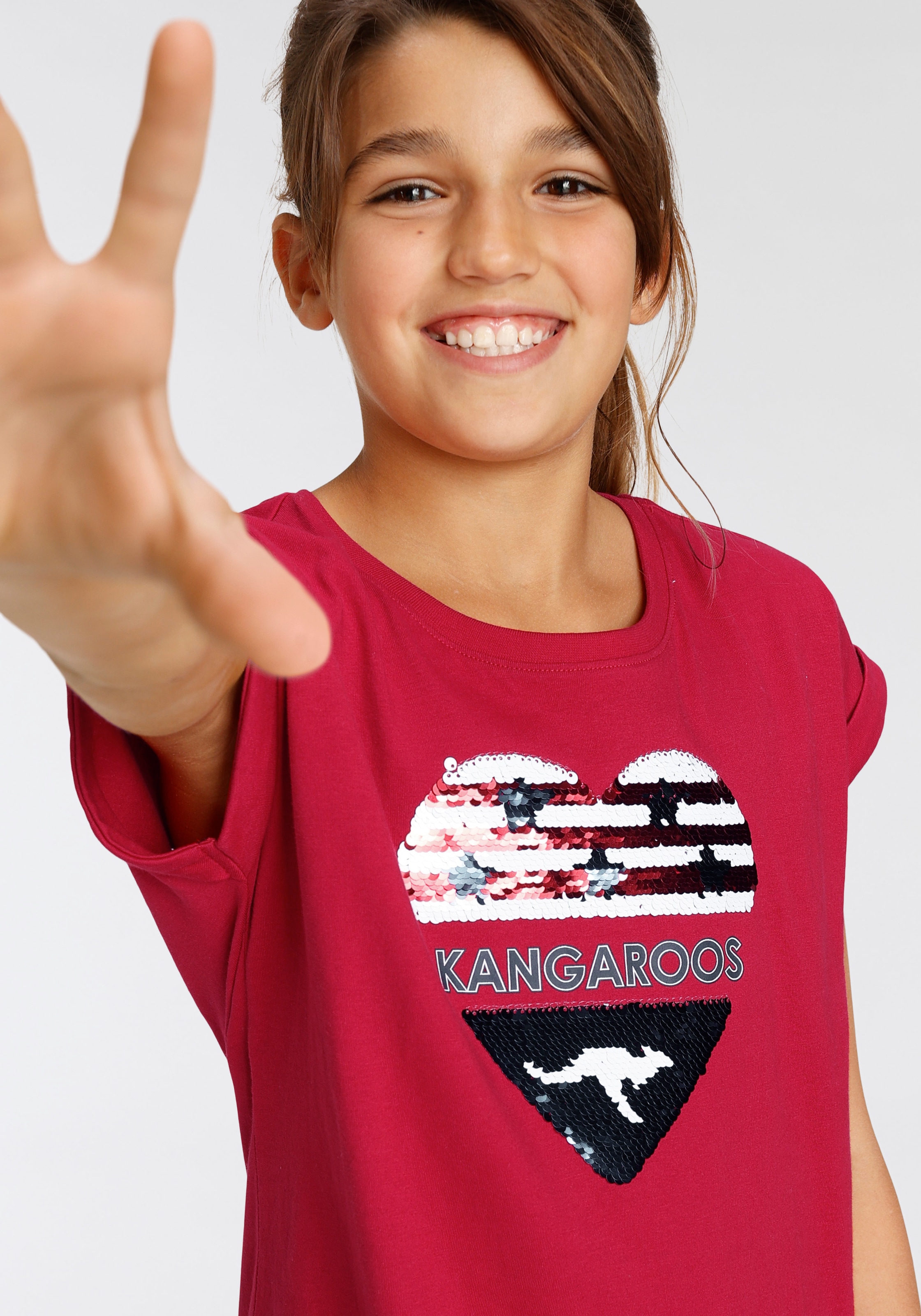 KIDS ONLY Kurzarmshirt »KMGKITA S/S LOGO TOP CP JRS« | BAUR | T-Shirts