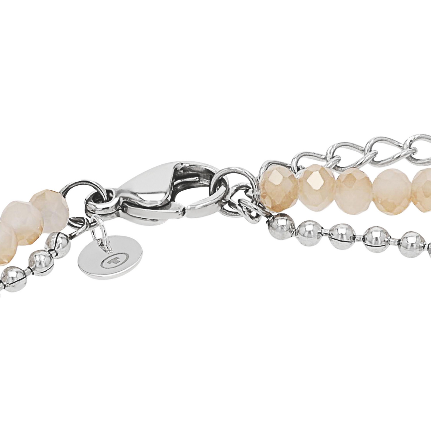 TOM TAILOR Armband »Schmuck Geschenk Edelstahl Herz« mit Glassteine