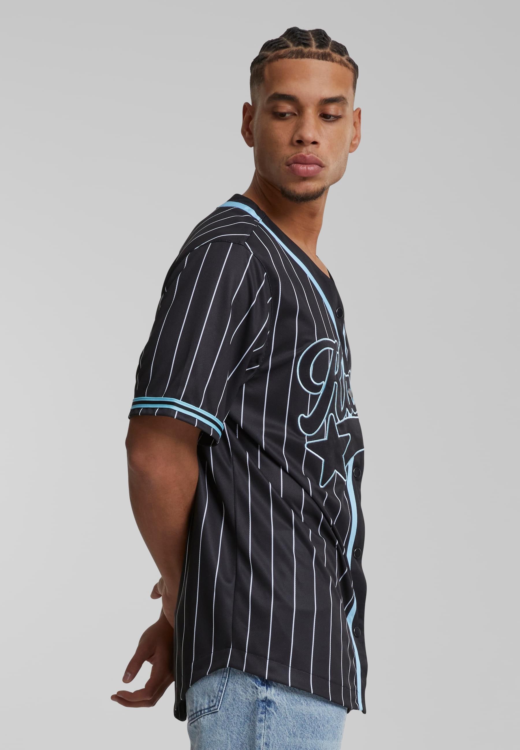 Karl Kani T-Shirt »Karl Kani Karl Kani Kani Star Logo Pinstripe Baseball Shirt«, (1 tlg.)