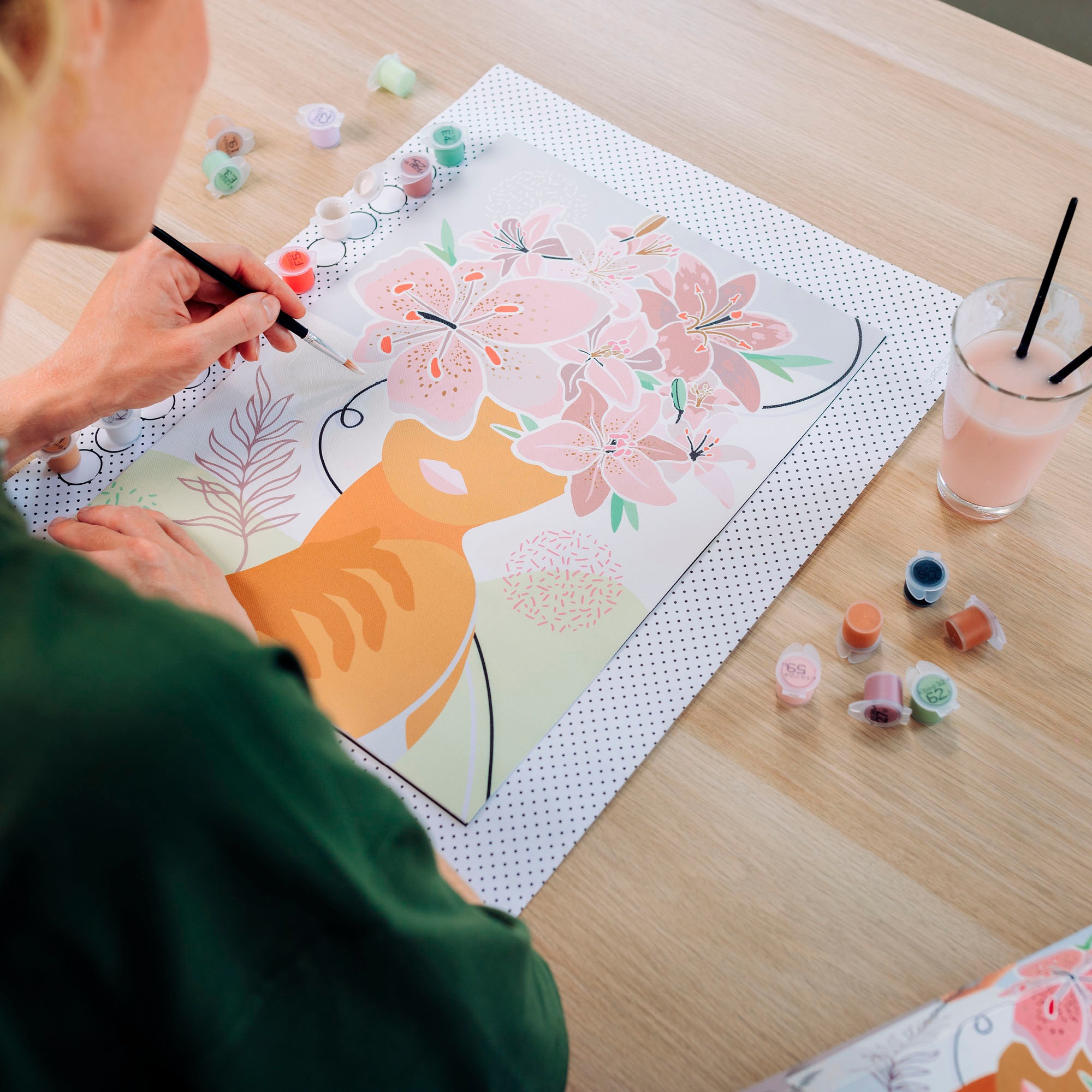 Ravensburger Malen nach Zahlen »CreArt, Leinwand Gedankenblumen«, Made in Europe