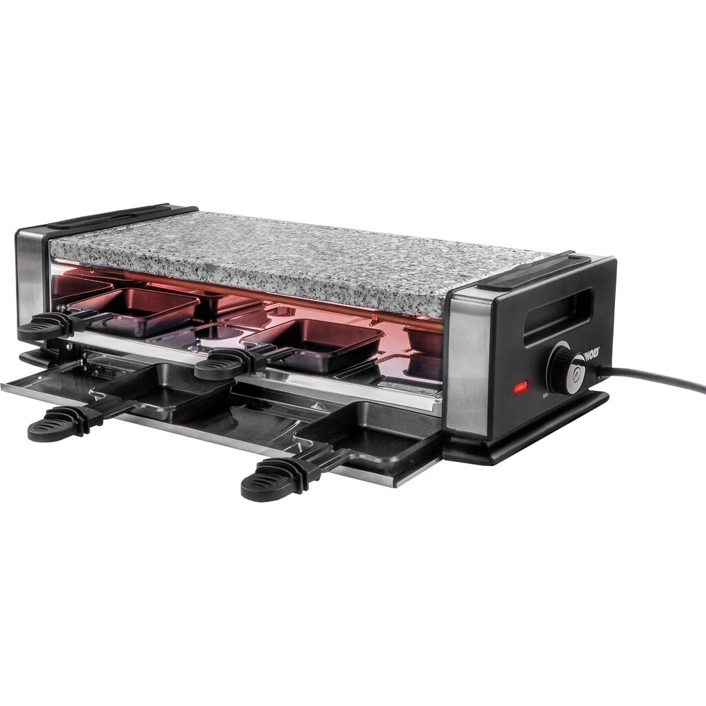 Unold Raclette »Delice Basic 48760«, 8 St. Raclettepfännchen, 1200 W